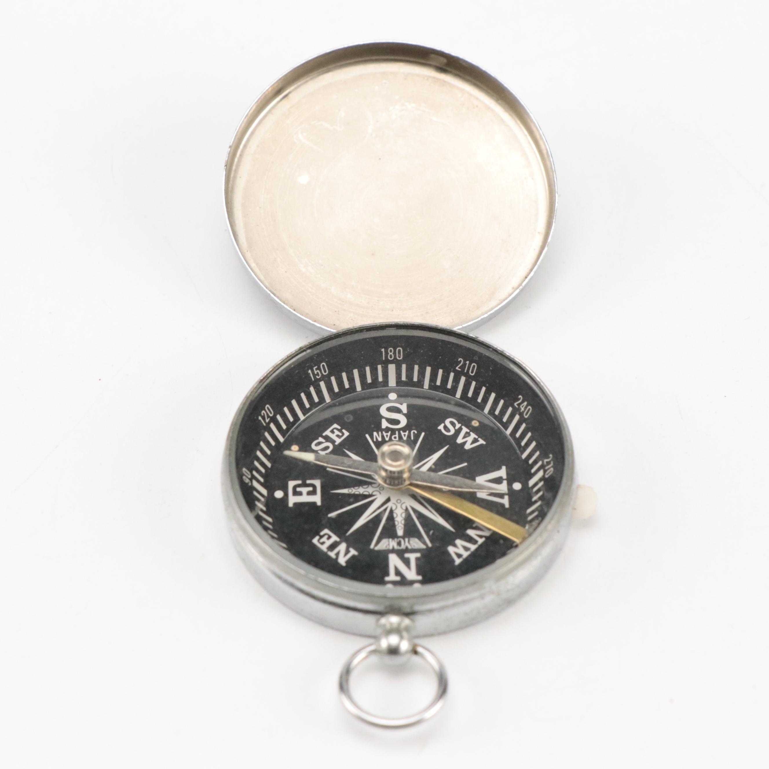 Pathfinder Engineer Lensatic and Other Compass with Stopwatch