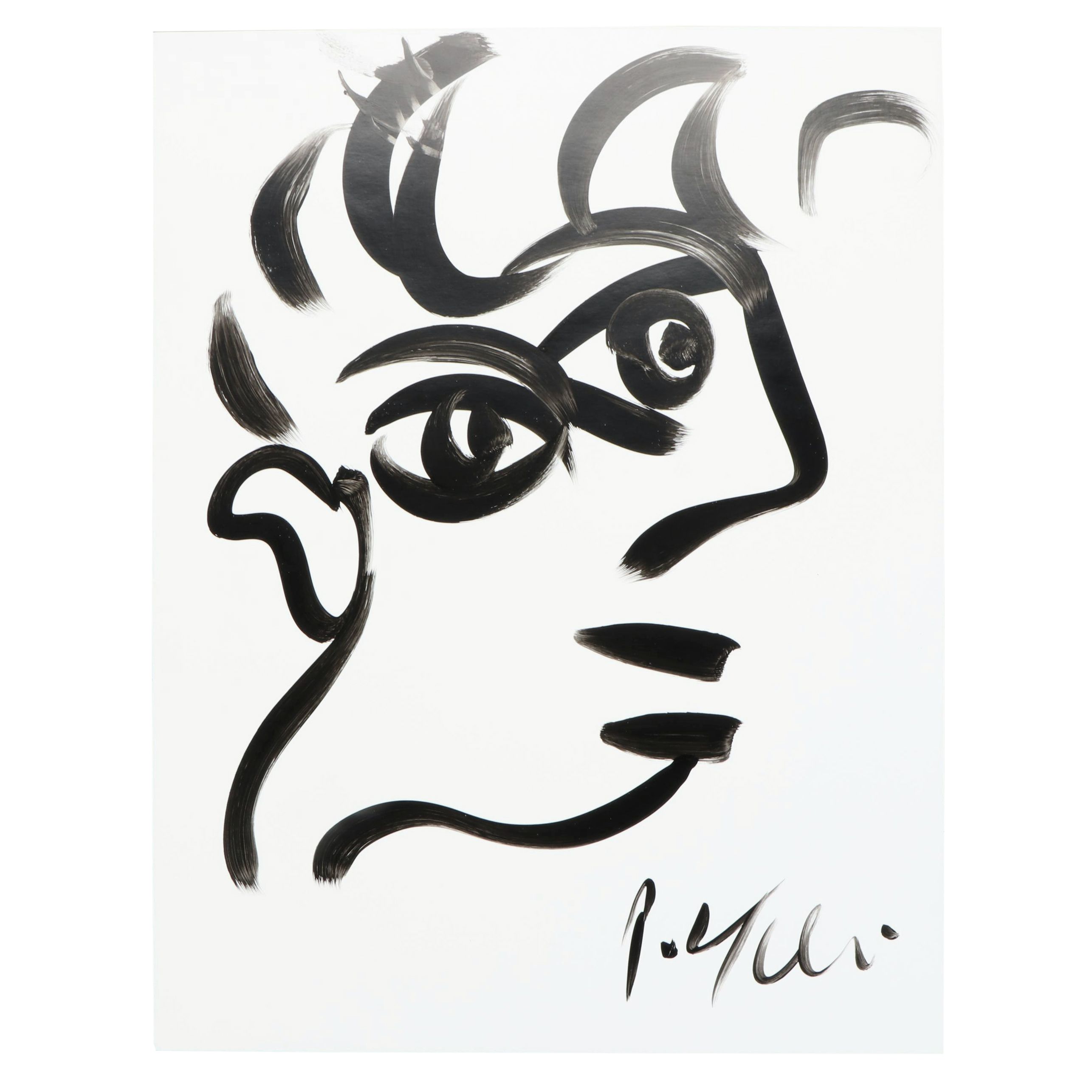 Peter Keil Abstract Acrylic Portrait