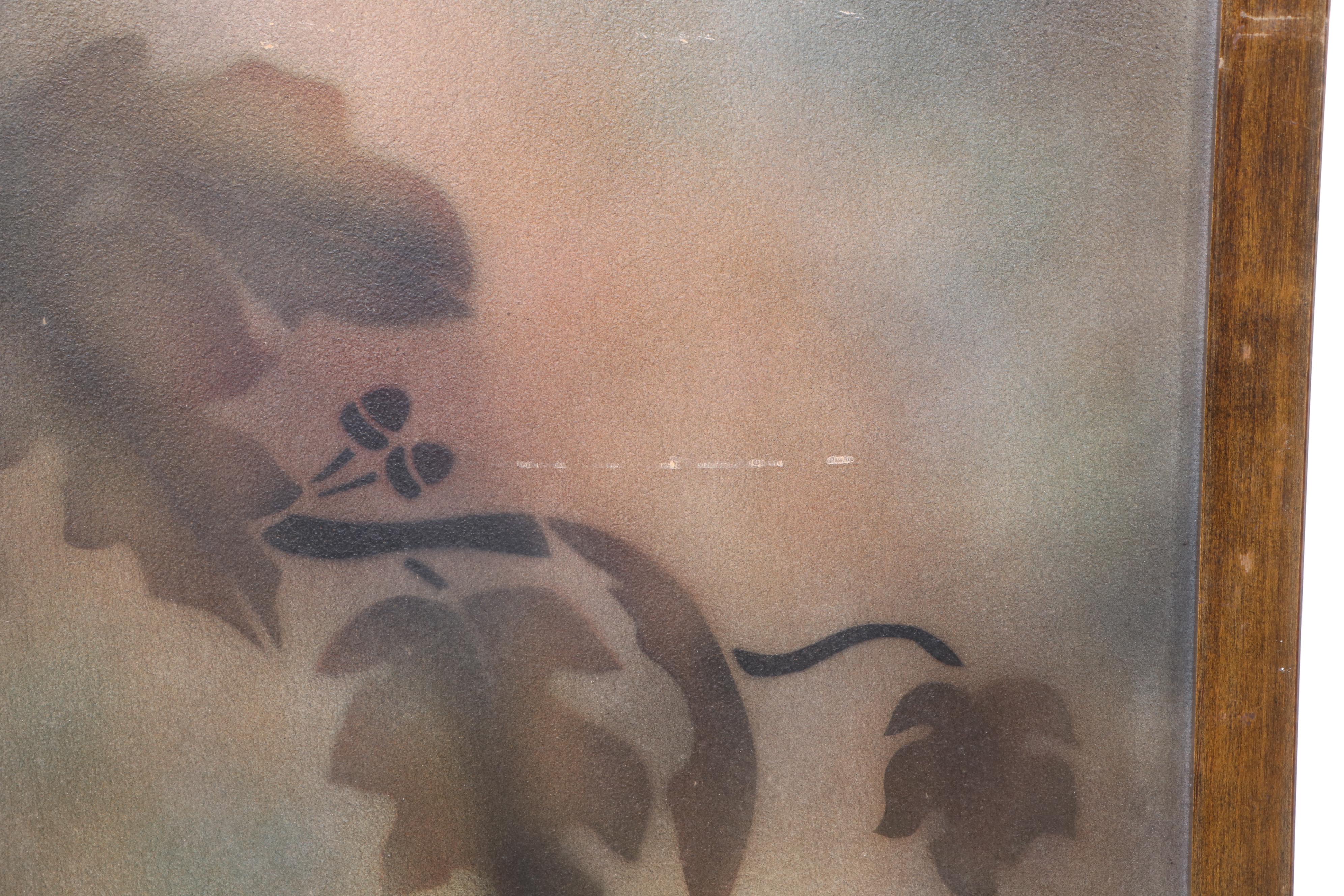 Art Deco Style Three-Panel Screen, 20th Century