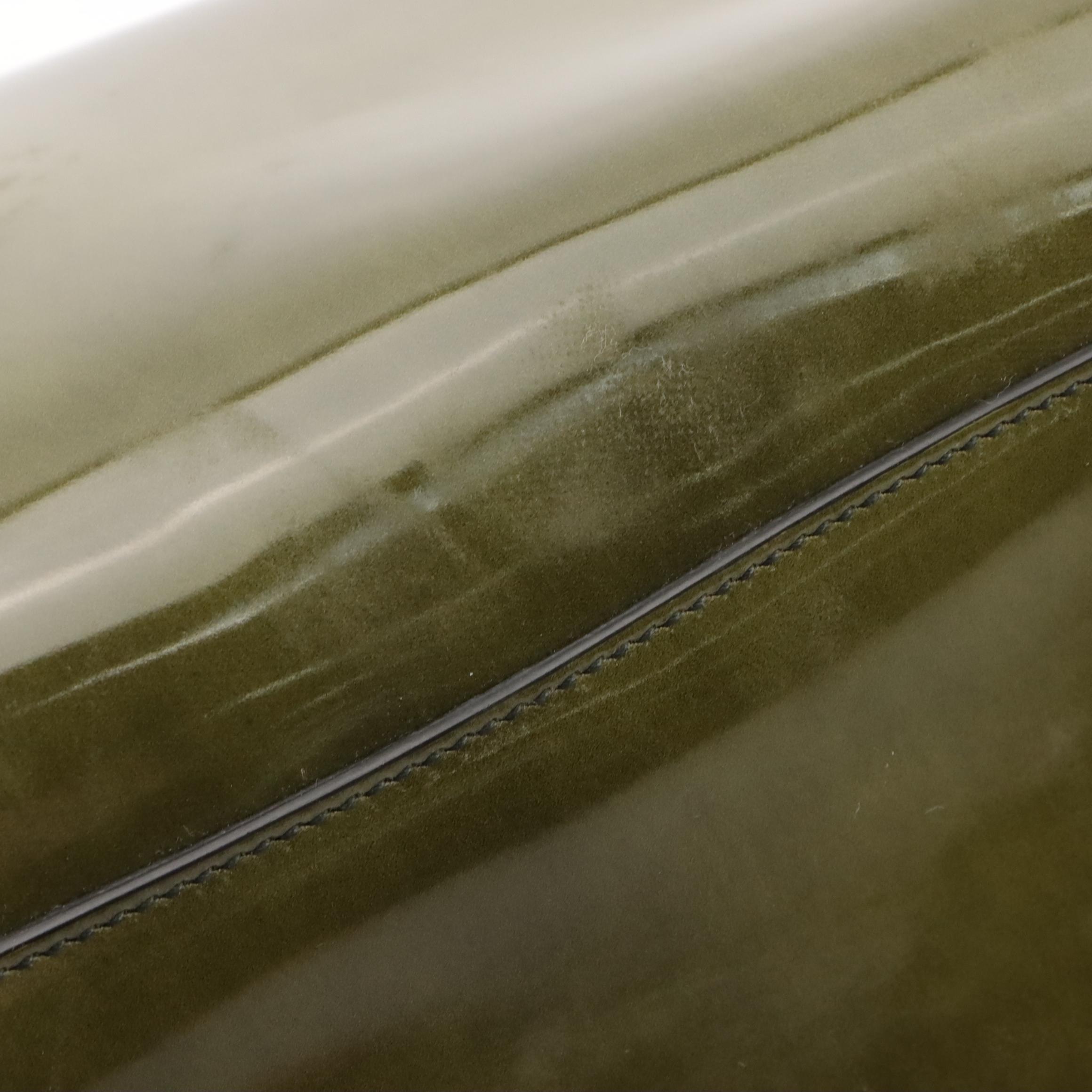 Prada Military Green Spazzolato Leather Doctor's Bag