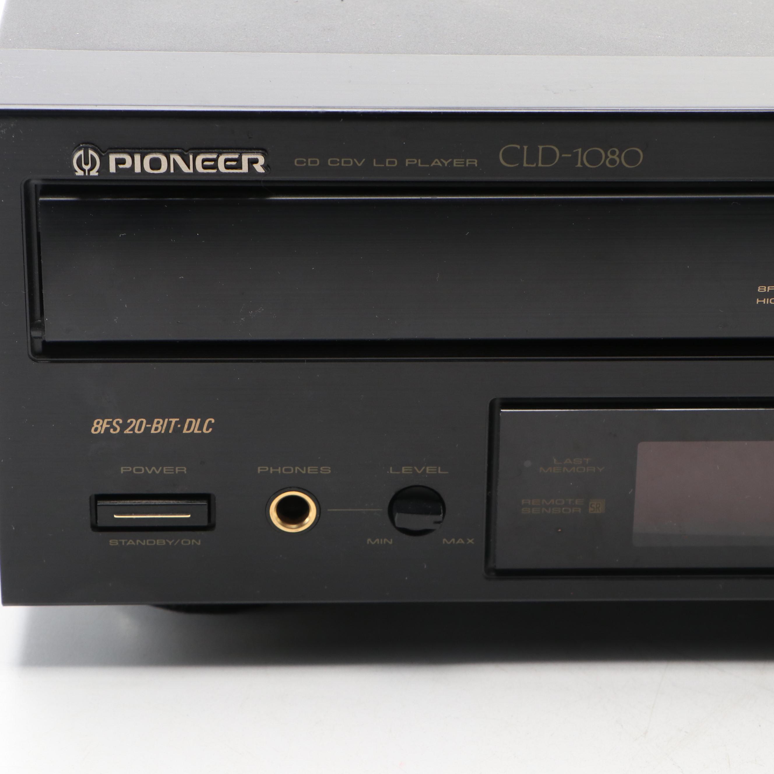Pioneer CLD-1080 LaserDisc and CD Player, 1990