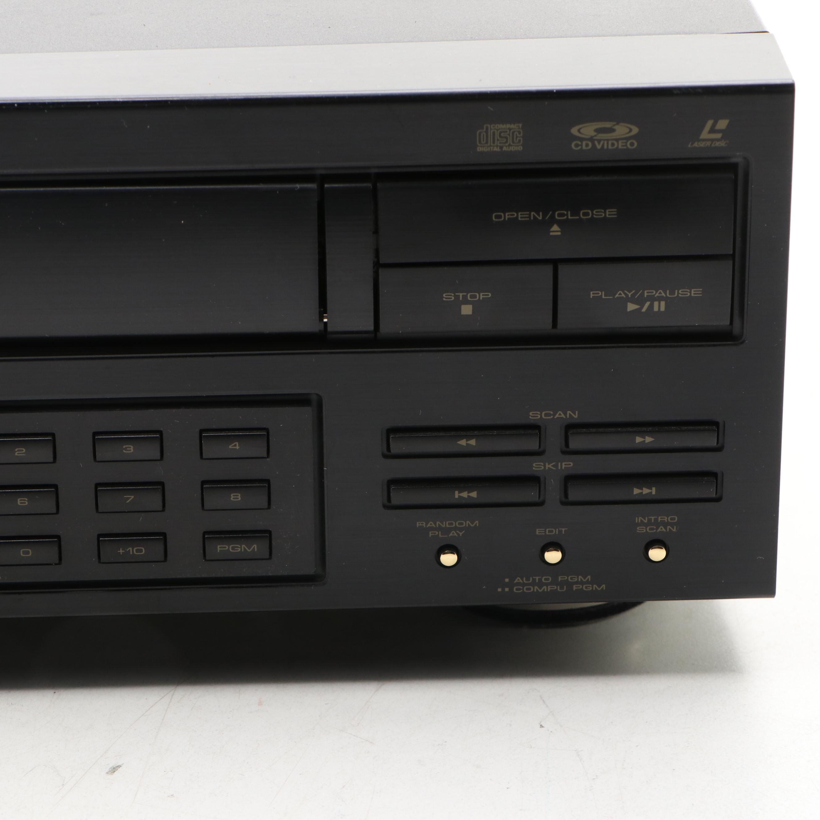 Pioneer CLD-1080 LaserDisc and CD Player, 1990
