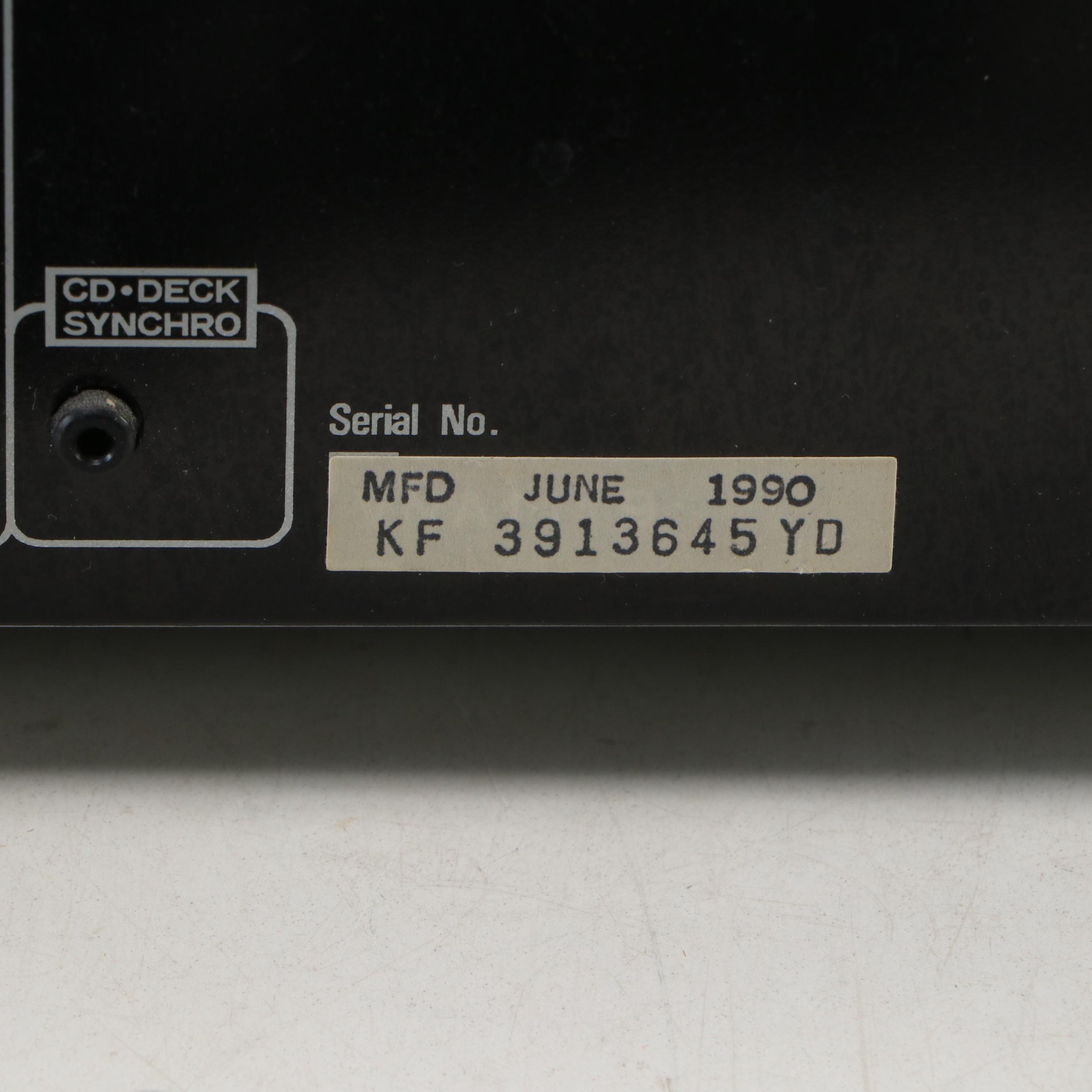 Pioneer CLD-1080 LaserDisc and CD Player, 1990