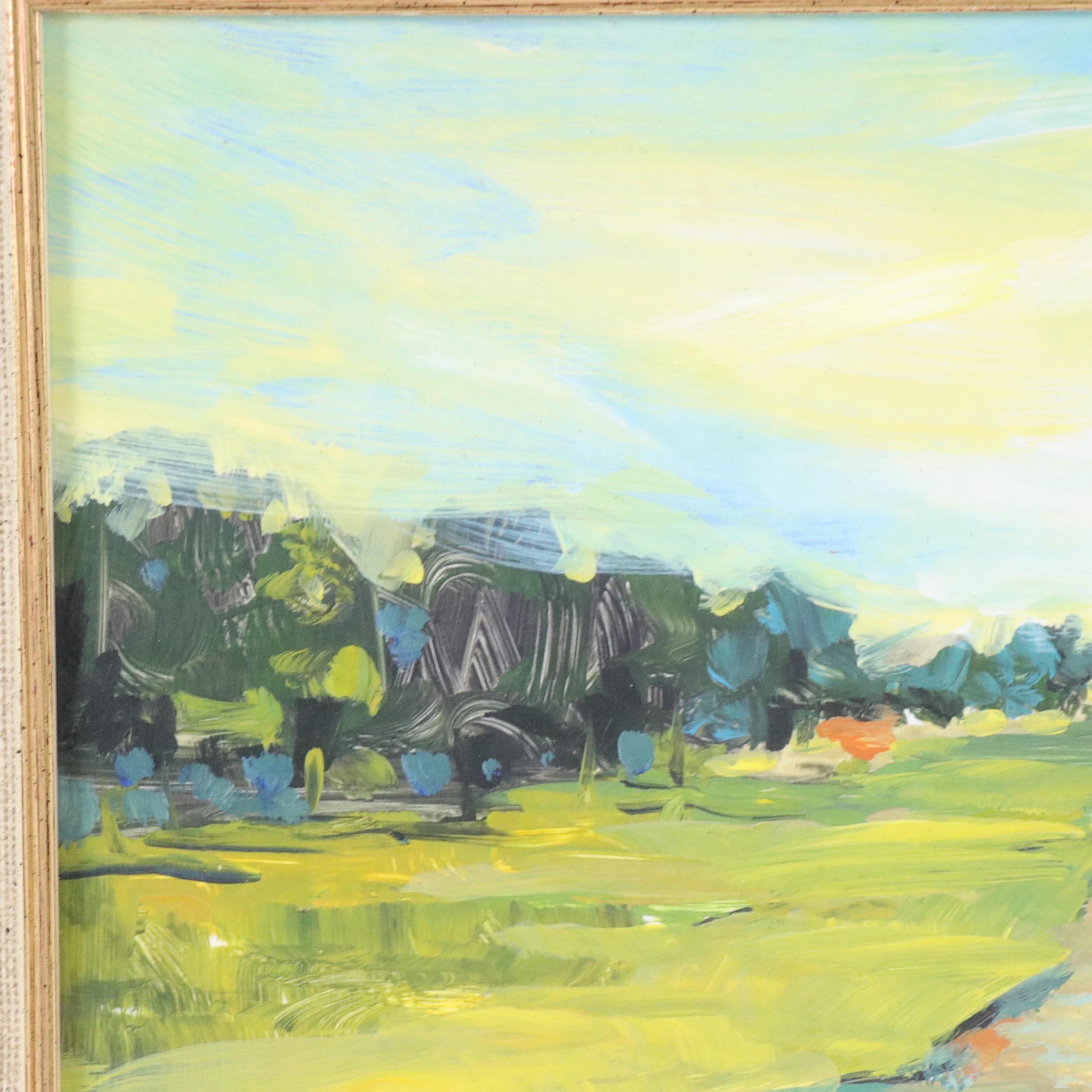 Jann Daughdrill Landscape Oil Painting "Windsor Drive"