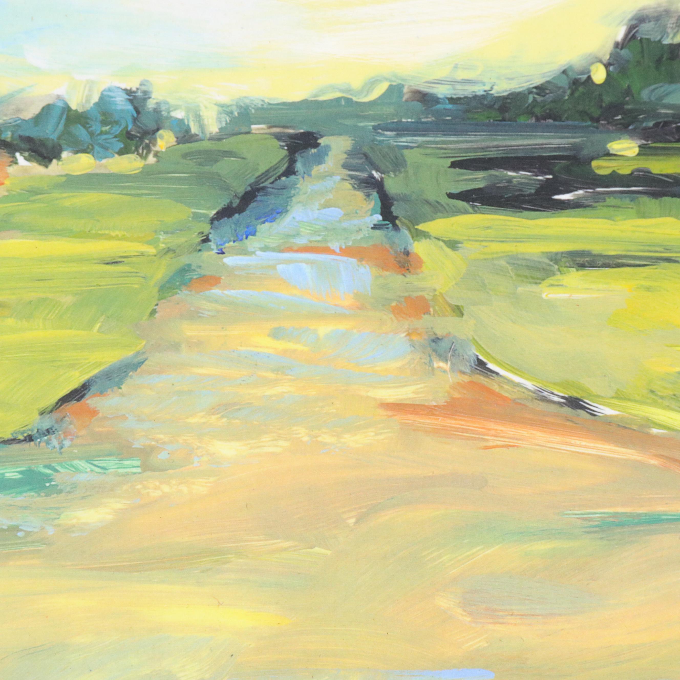 Jann Daughdrill Landscape Oil Painting "Windsor Drive"