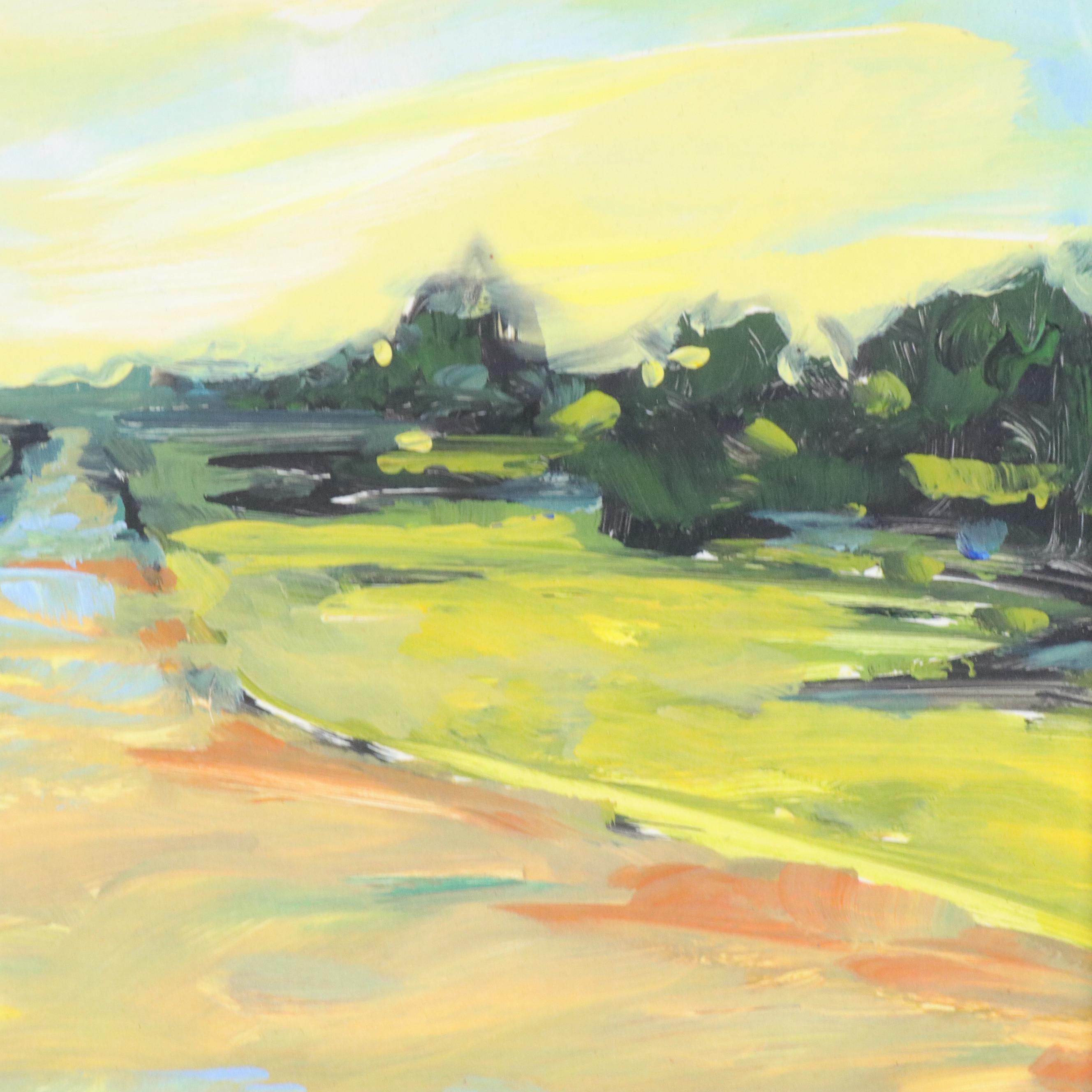 Jann Daughdrill Landscape Oil Painting "Windsor Drive"