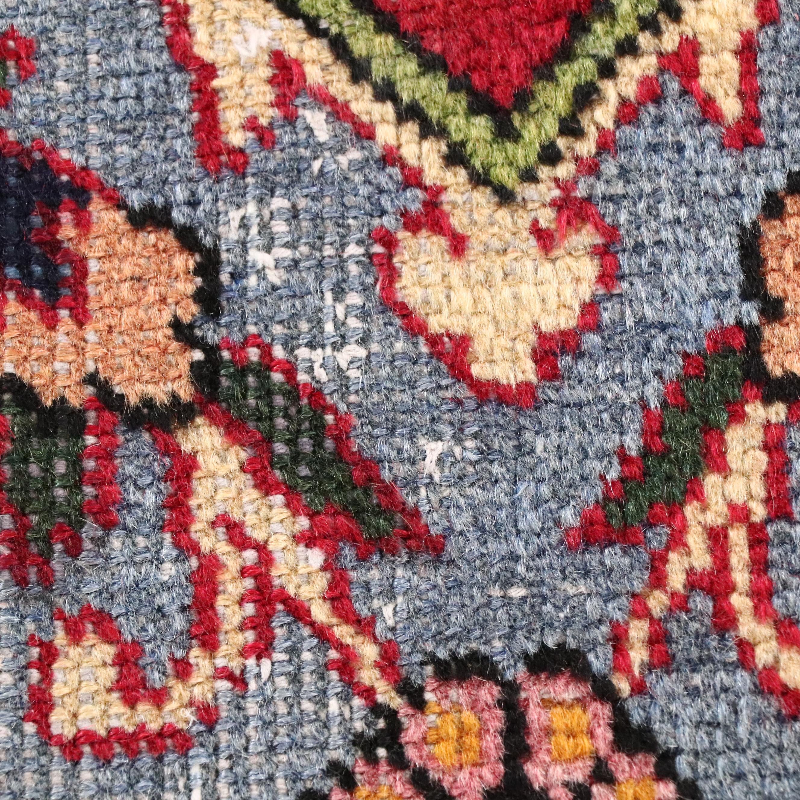 9'9 x 12'6 Hand-Knotted Persian Heriz Room-Sized Rug