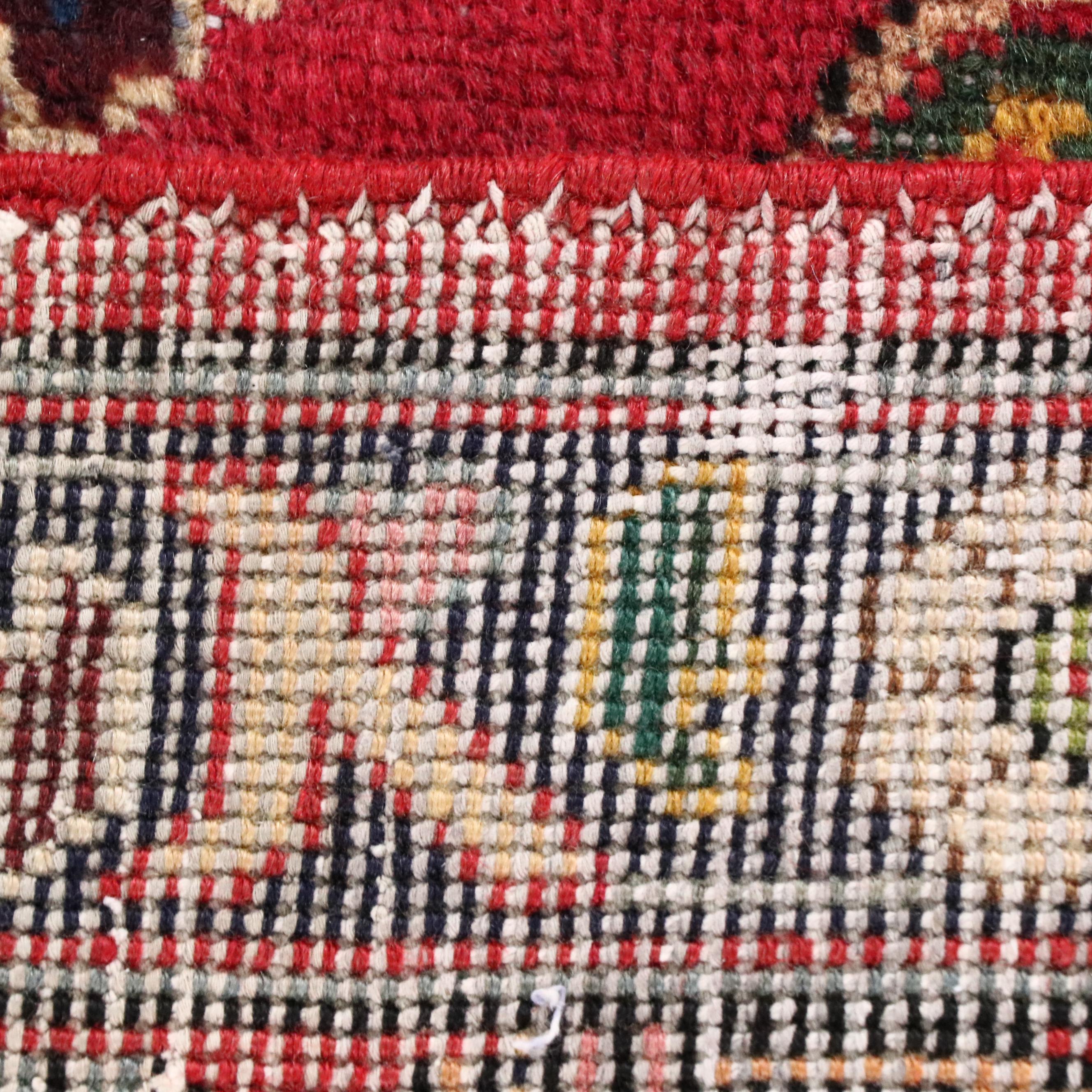 9'9 x 12'6 Hand-Knotted Persian Heriz Room-Sized Rug