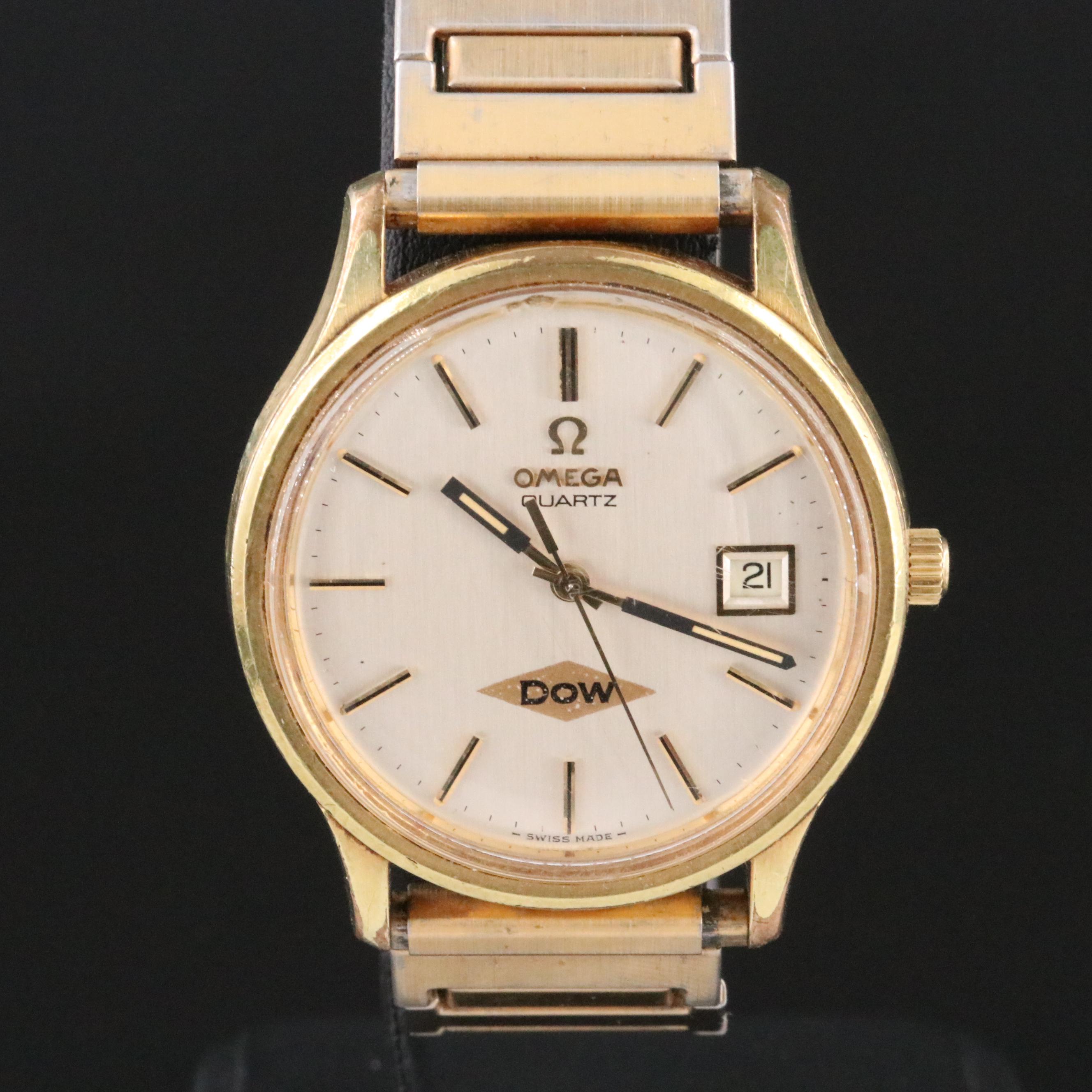 Omega Dow Chemical 25 Years Award Watch