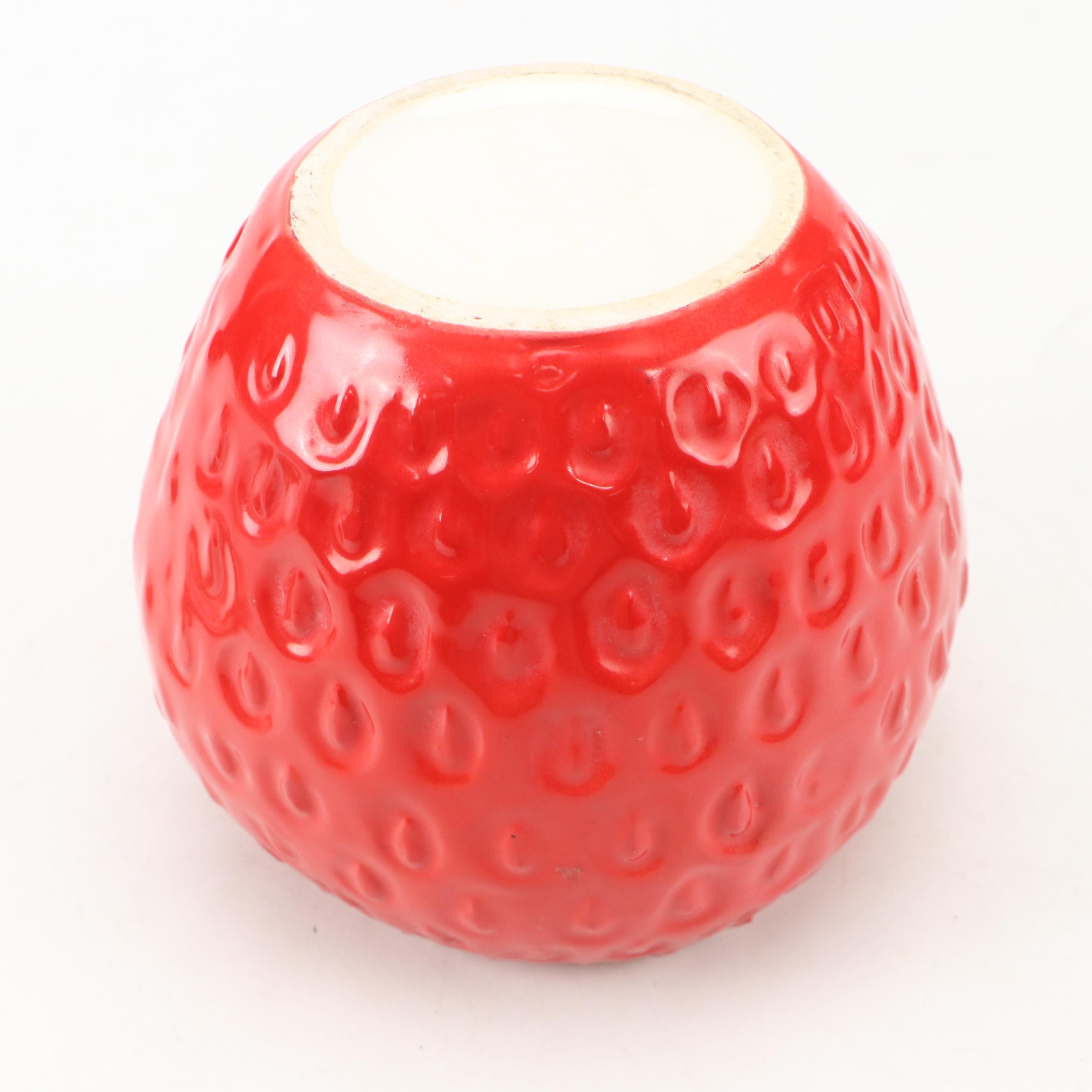 McCoy Pottery "Strawberry" Ceramic Cookie Jar