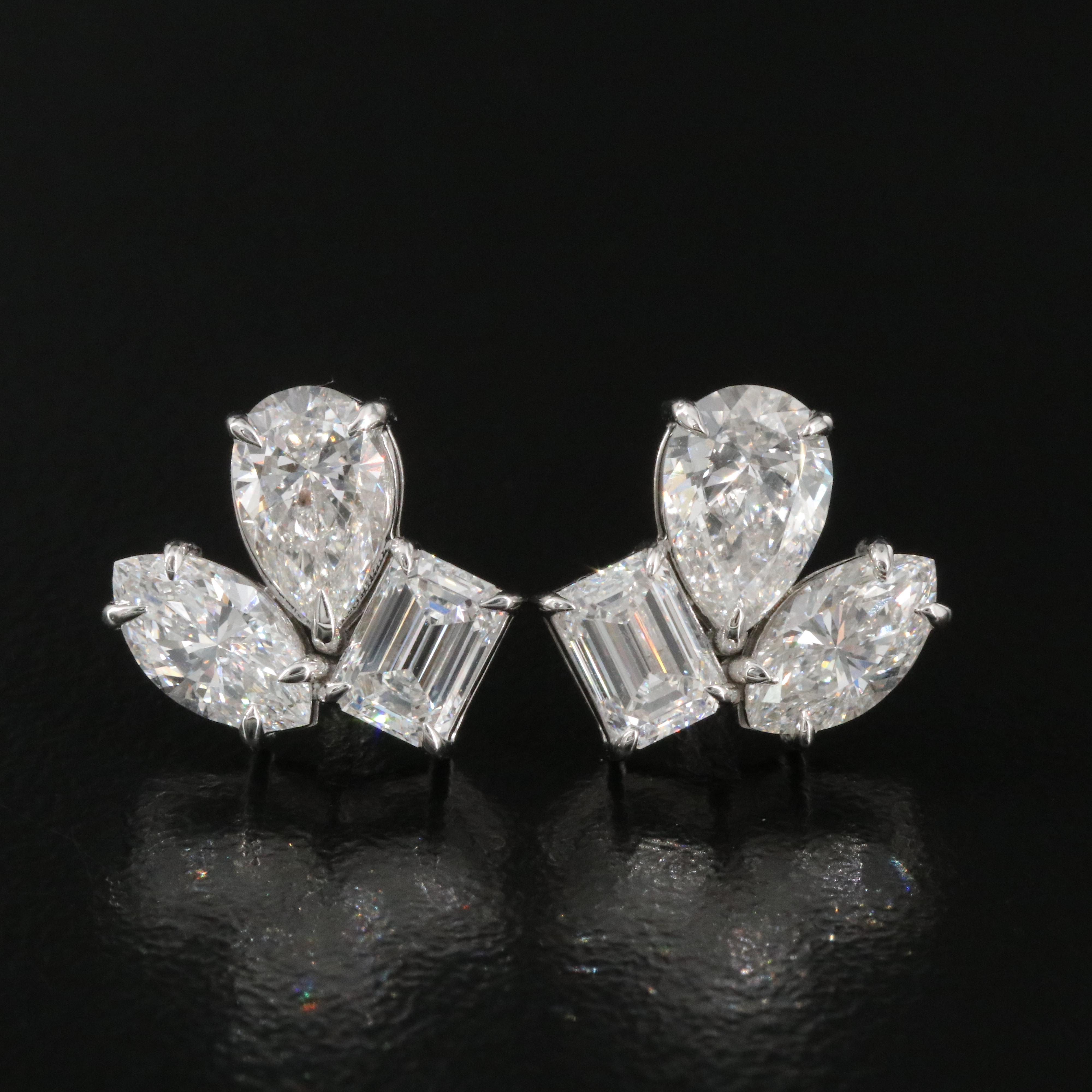 14K 2.96 CTW Lab Grown Diamond Stud Earrings