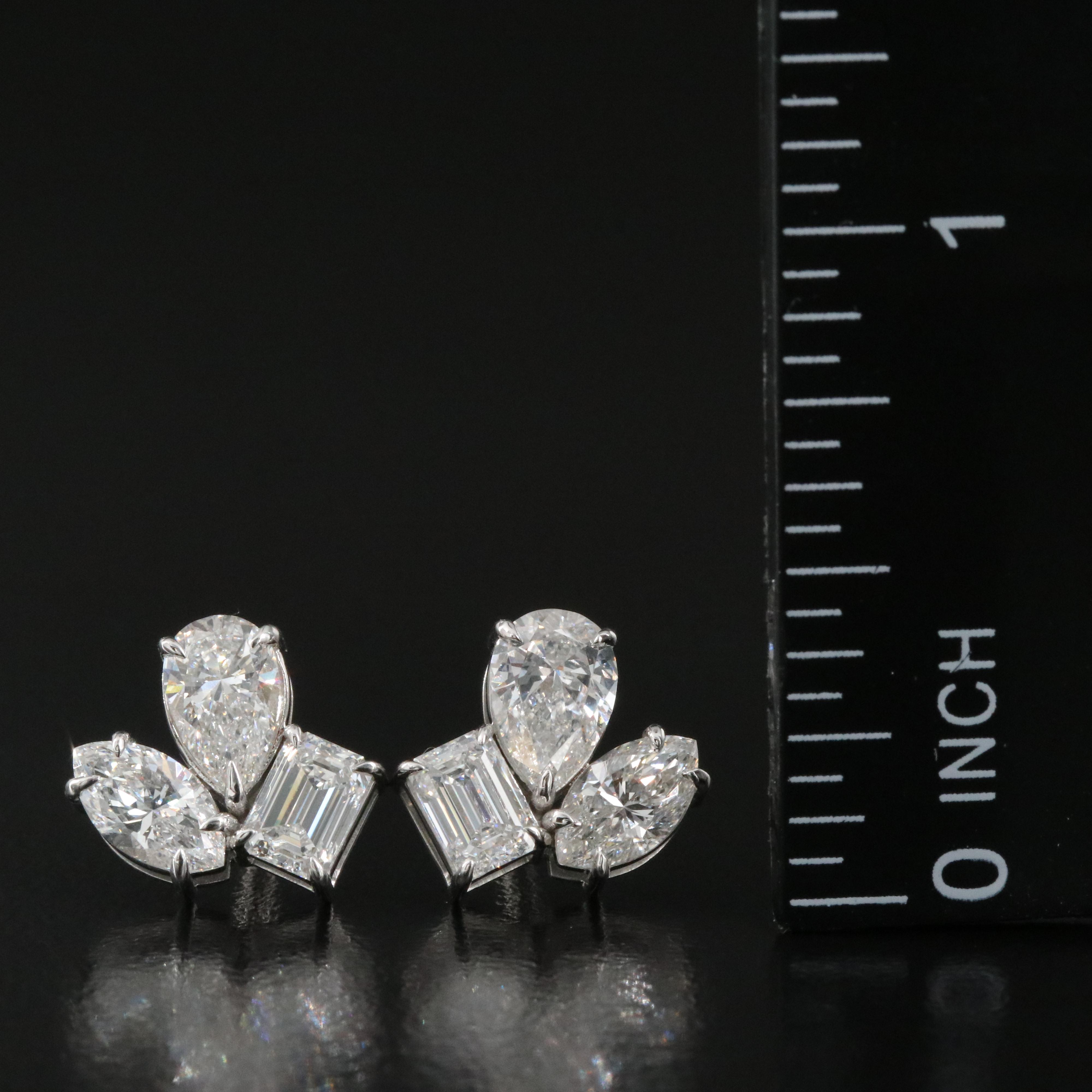 14K 2.96 CTW Lab Grown Diamond Stud Earrings