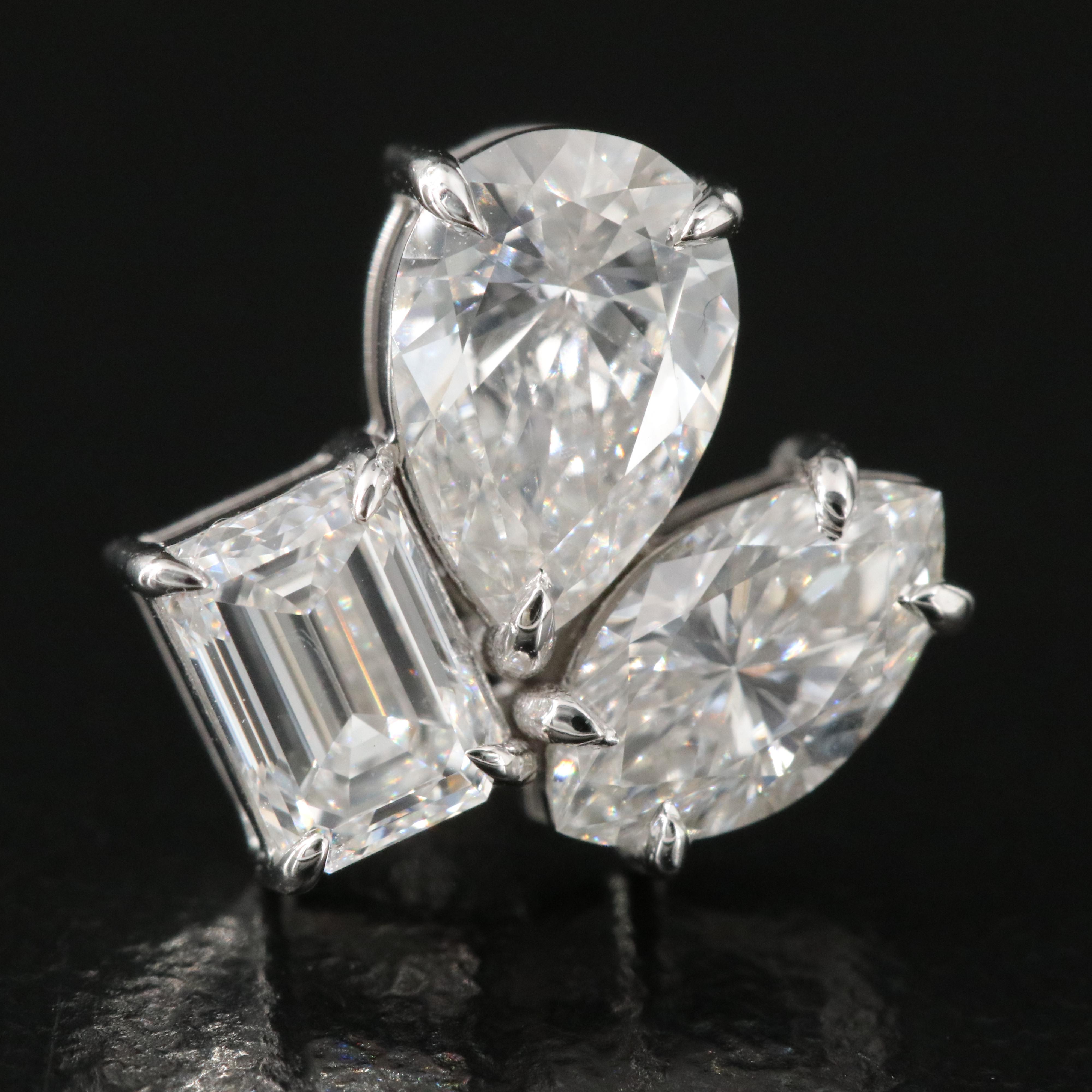 14K 2.96 CTW Lab Grown Diamond Stud Earrings