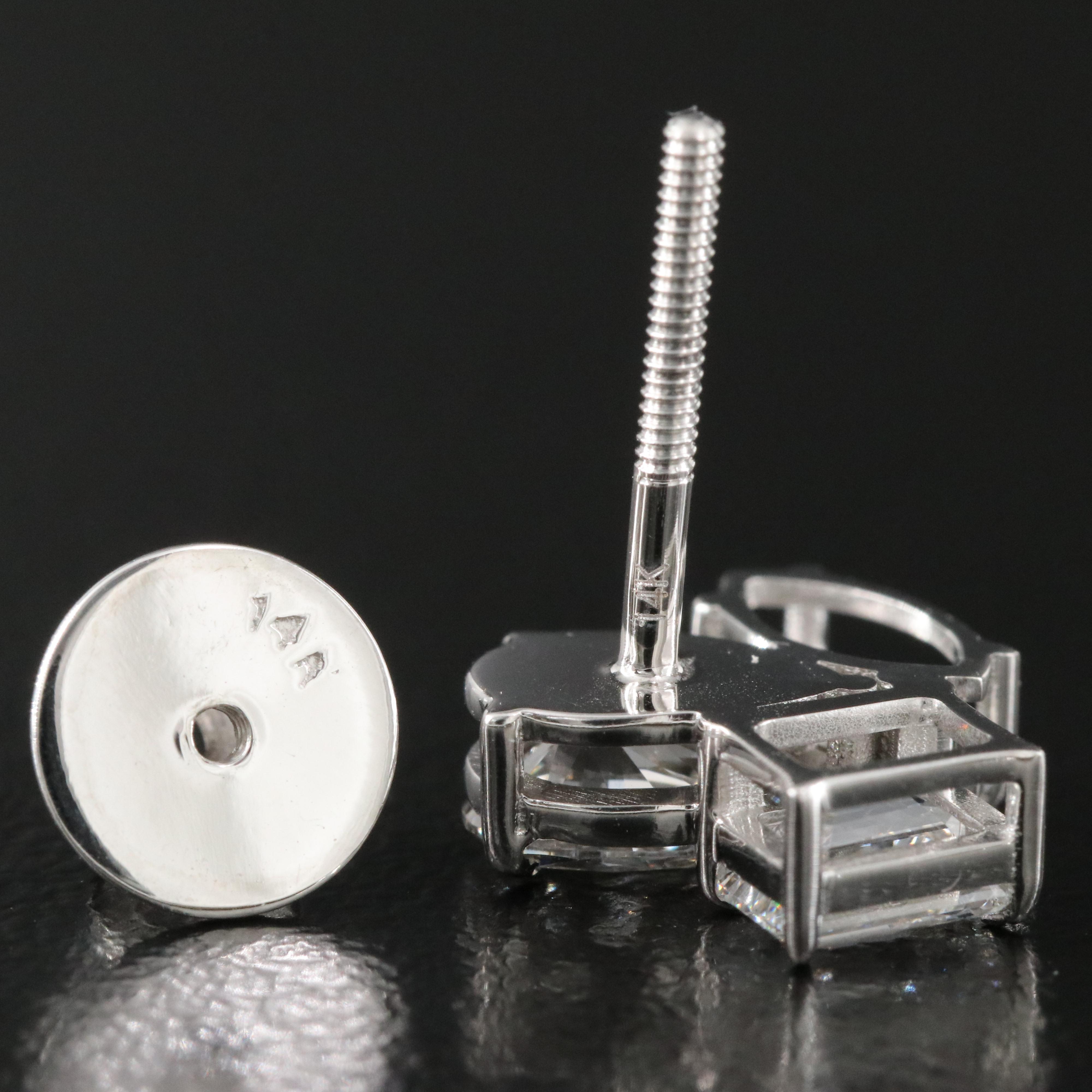 14K 2.96 CTW Lab Grown Diamond Stud Earrings