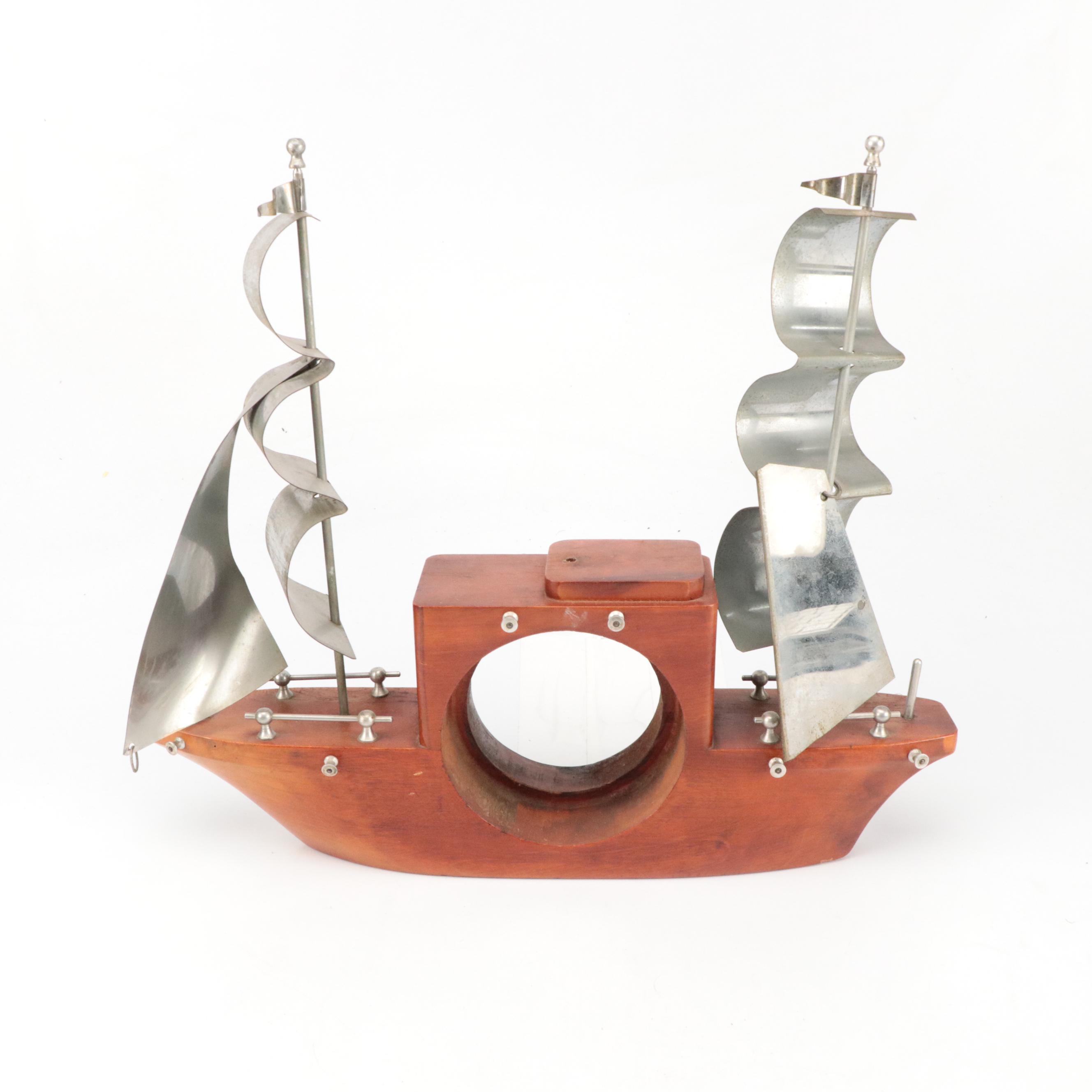 Mastercrafters "Yankee Clipper" Ship Clock Housings with Gene Gorham Clock