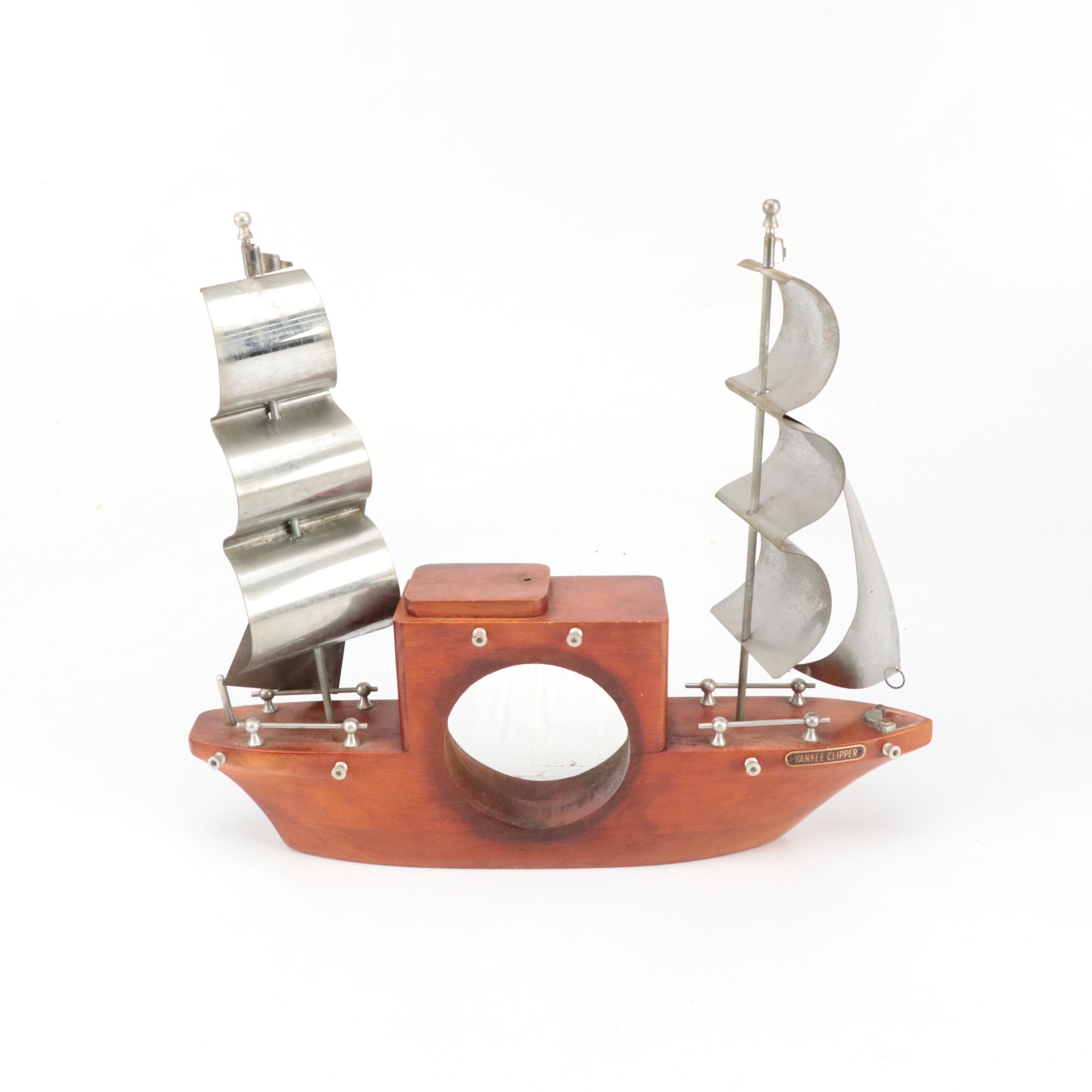 Mastercrafters "Yankee Clipper" Ship Clock Housings with Gene Gorham Clock