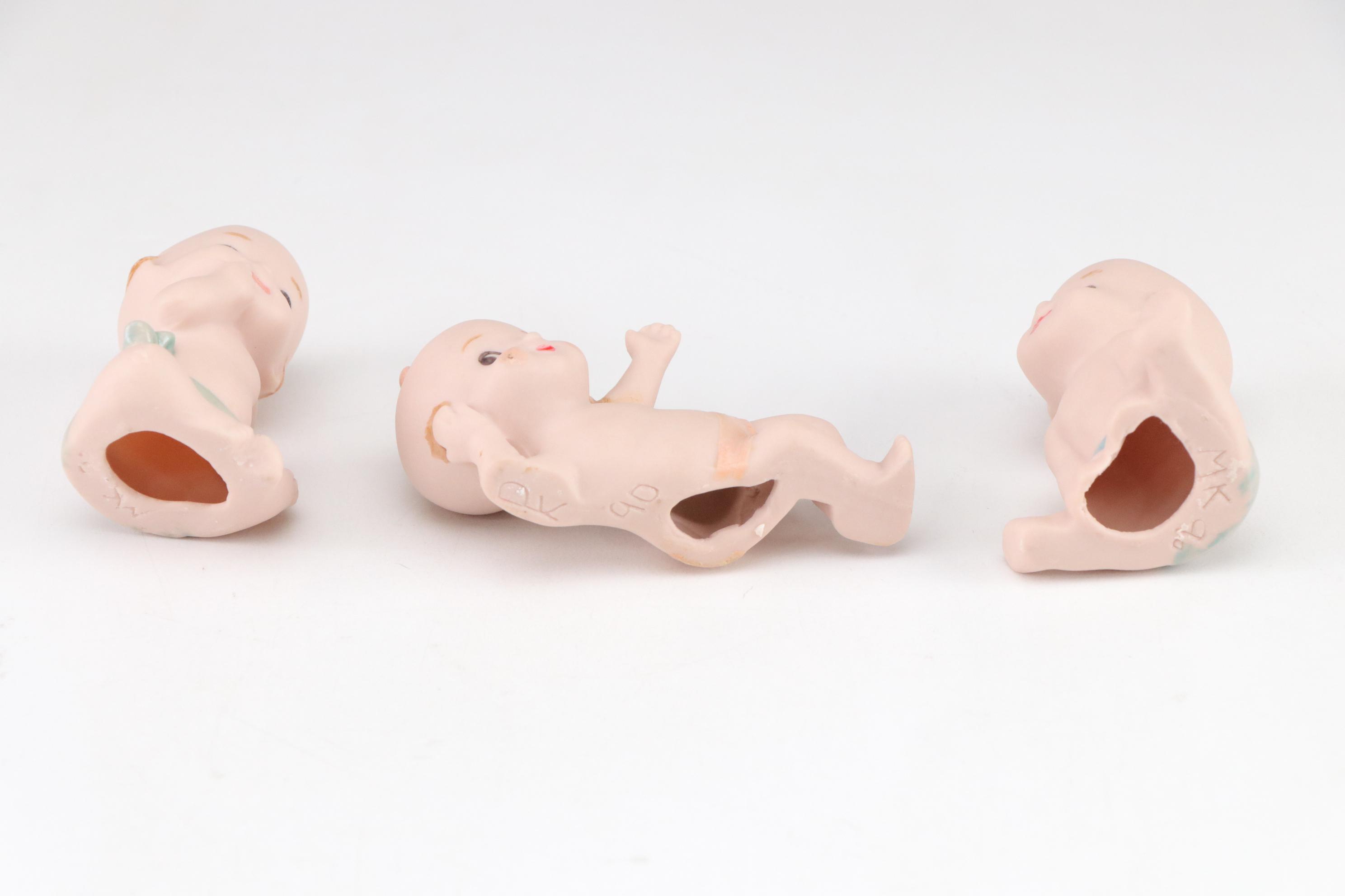 Limited Edition Kewpie Hamburger Music Box with Porcelain Kewpie Dolls, 1990s