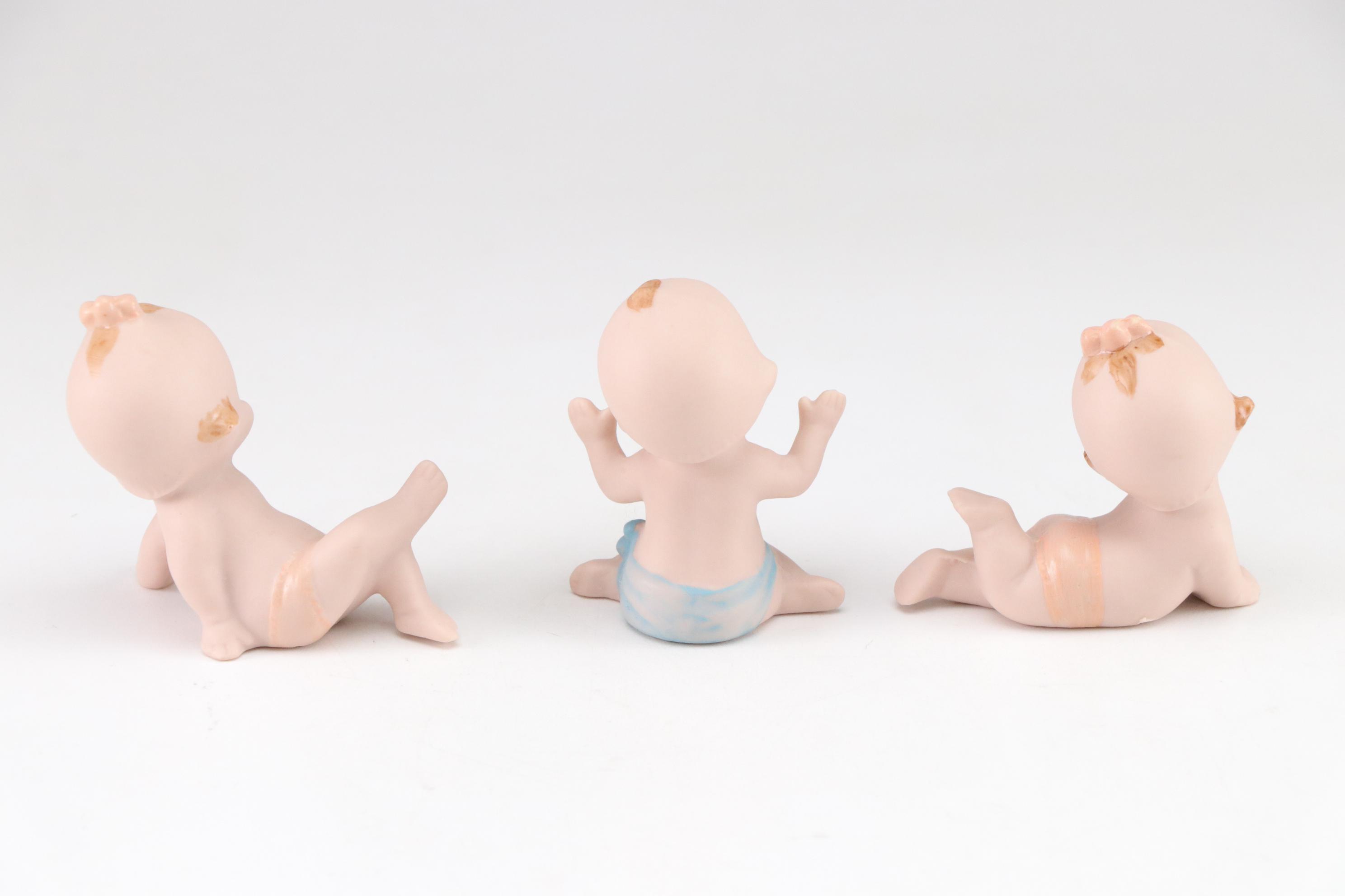 Limited Edition Kewpie Hamburger Music Box with Porcelain Kewpie Dolls, 1990s