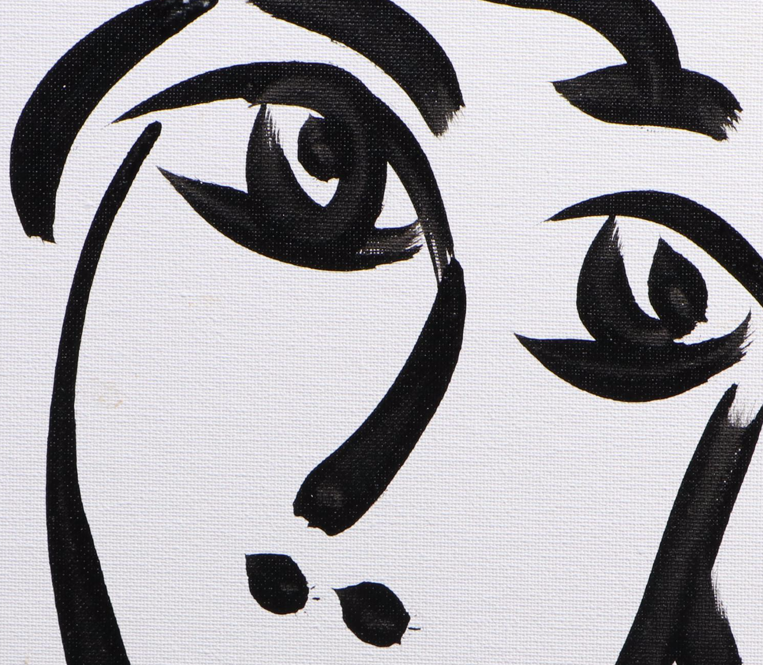 Peter Keil Abstract Acrylic Portrait Painting