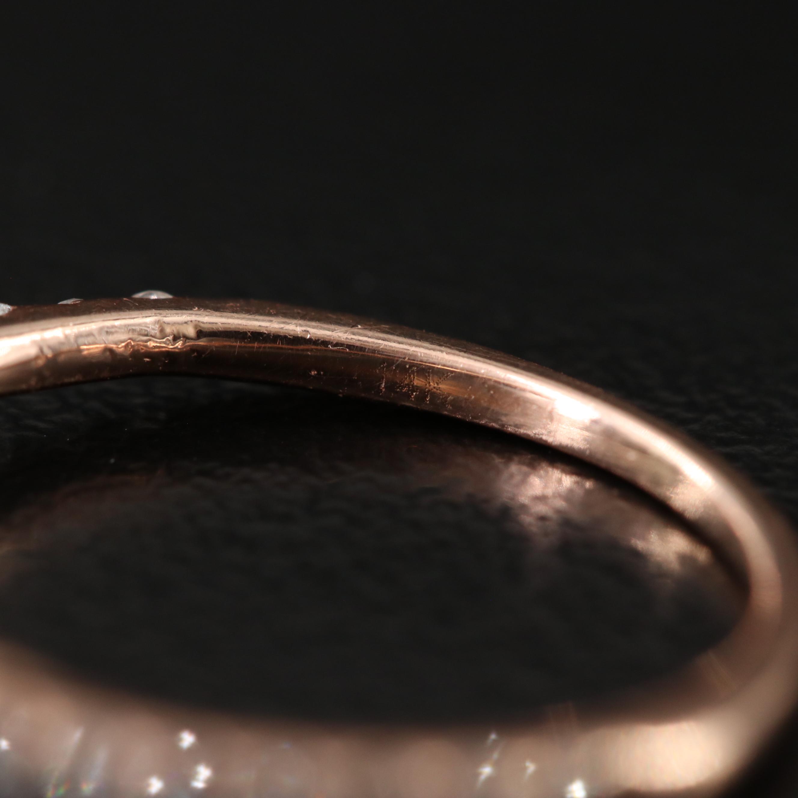 14K Rose Gold 0.37 CTW Diamond Semi Mount Ring