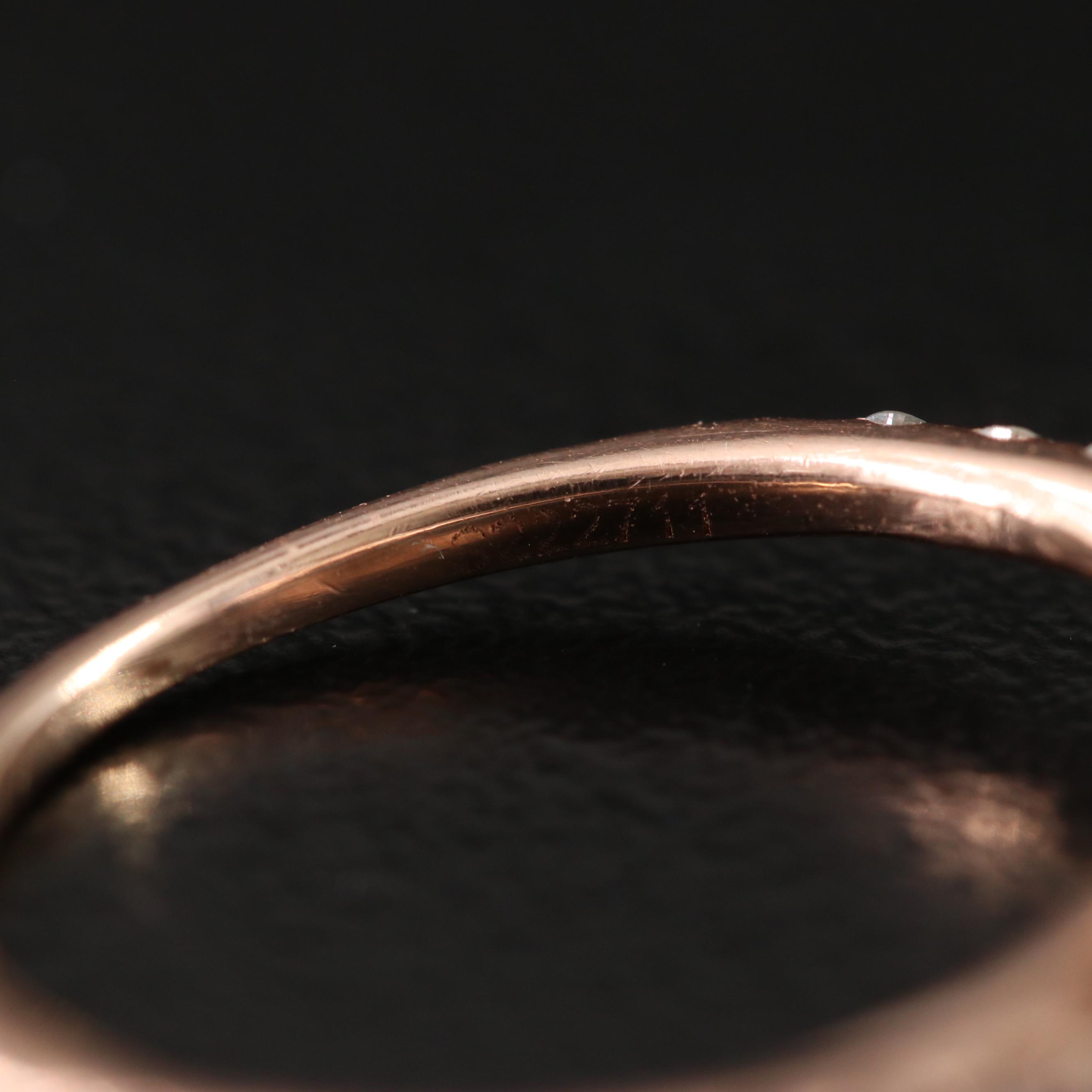 14K Rose Gold 0.37 CTW Diamond Semi Mount Ring