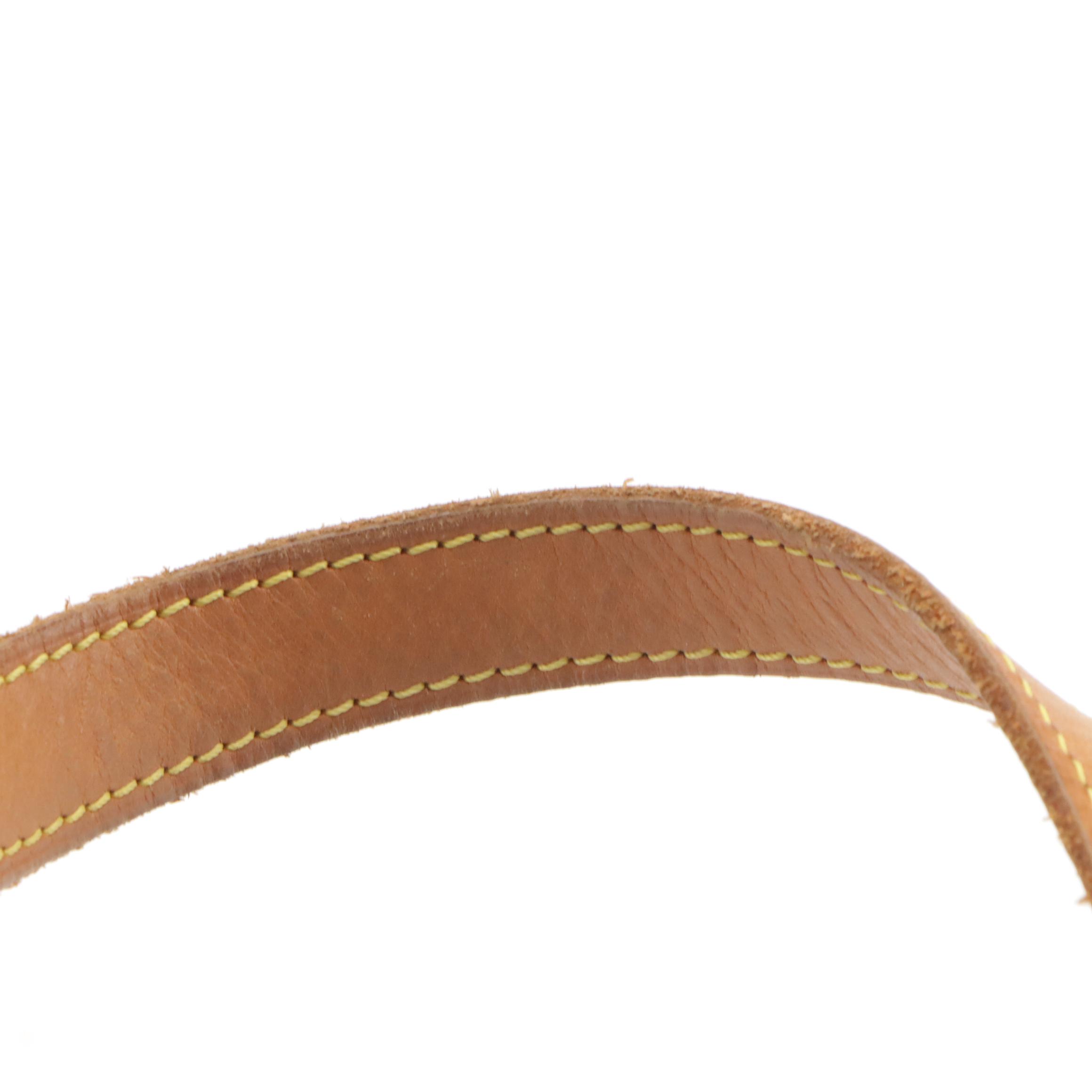 Louis Vuitton Houston Shoulder Bag in Baby Blue Vernis and Vachetta Leather Trim