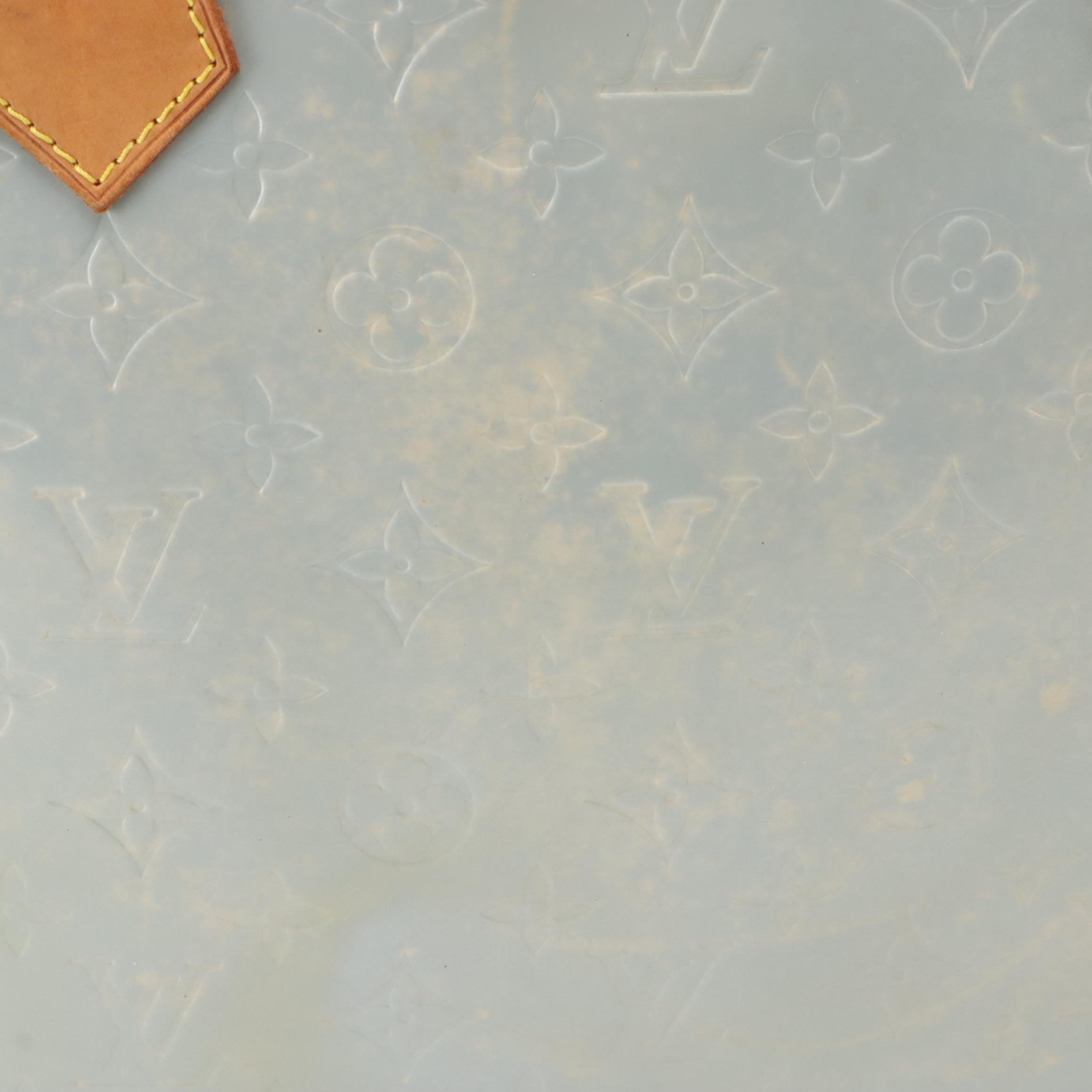 Louis Vuitton Houston Shoulder Bag in Baby Blue Vernis and Vachetta Leather Trim