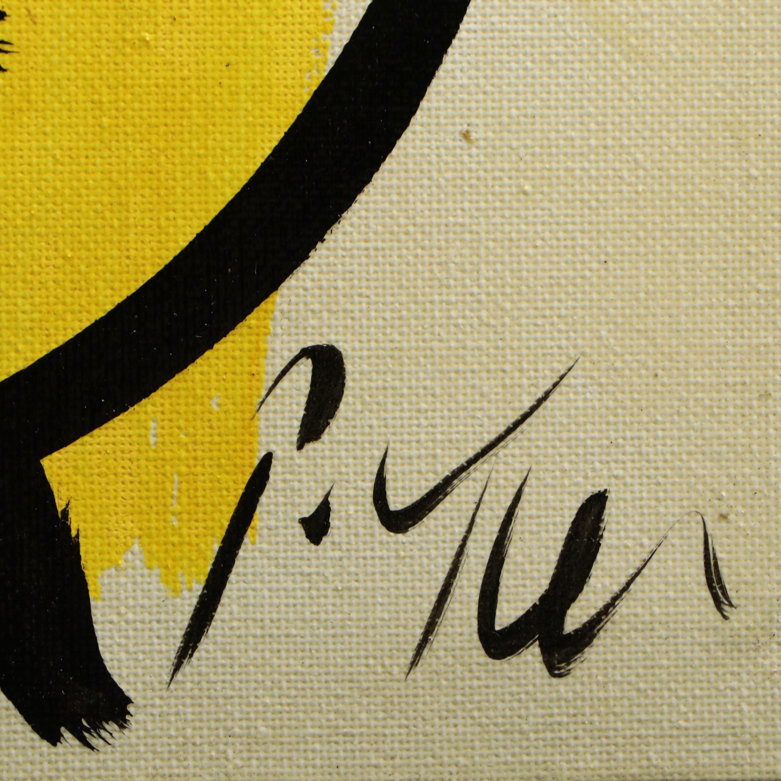 Peter Keil Abstract Acrylic Portrait Painting