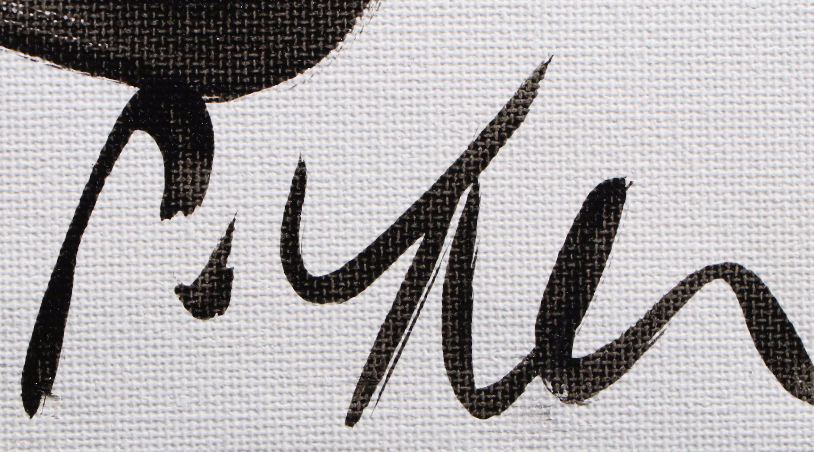 Peter Keil Abstract Acrylic Portrait Painting