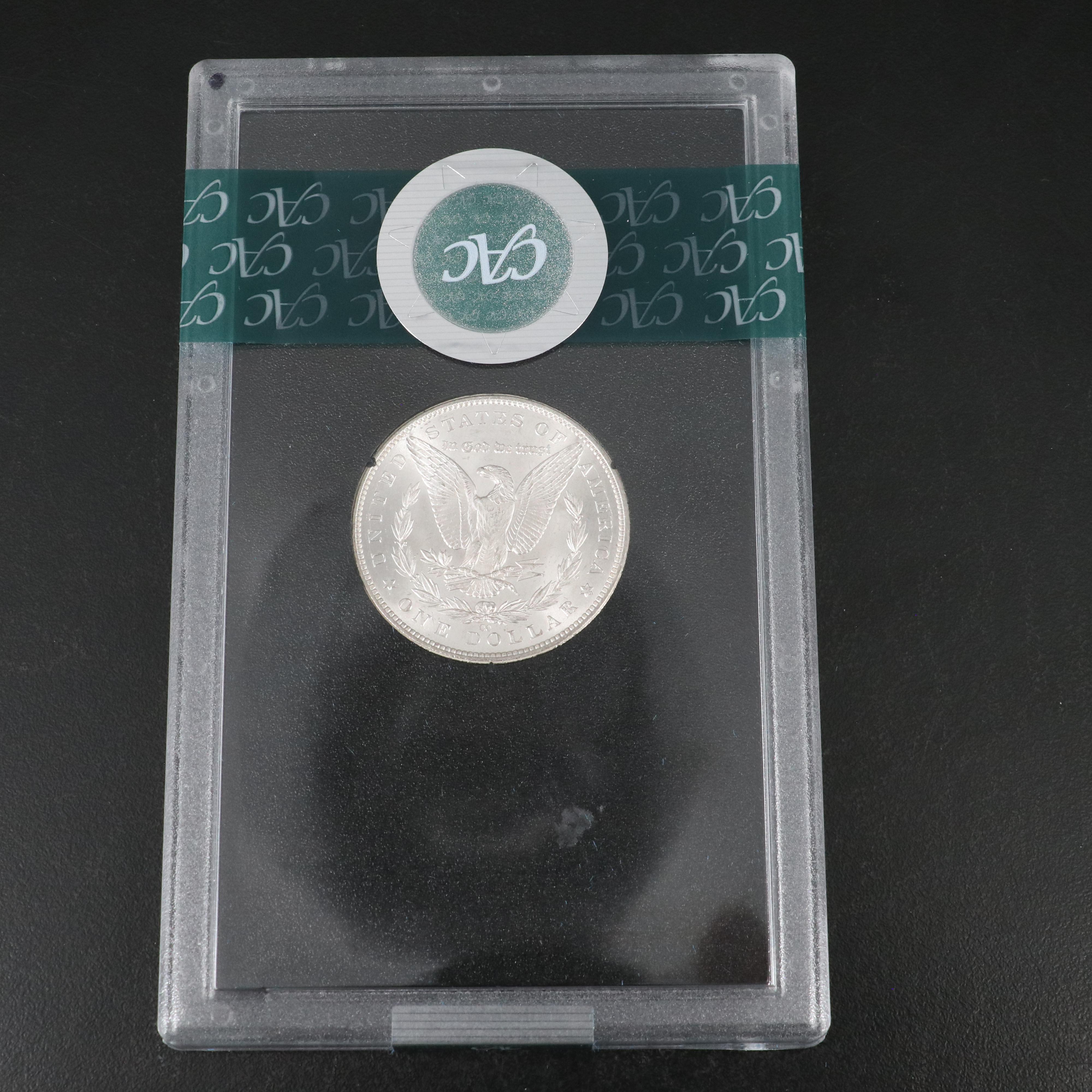 CAC Graded MS65+ GSA 1883 Carson City Morgan Silver Dollar