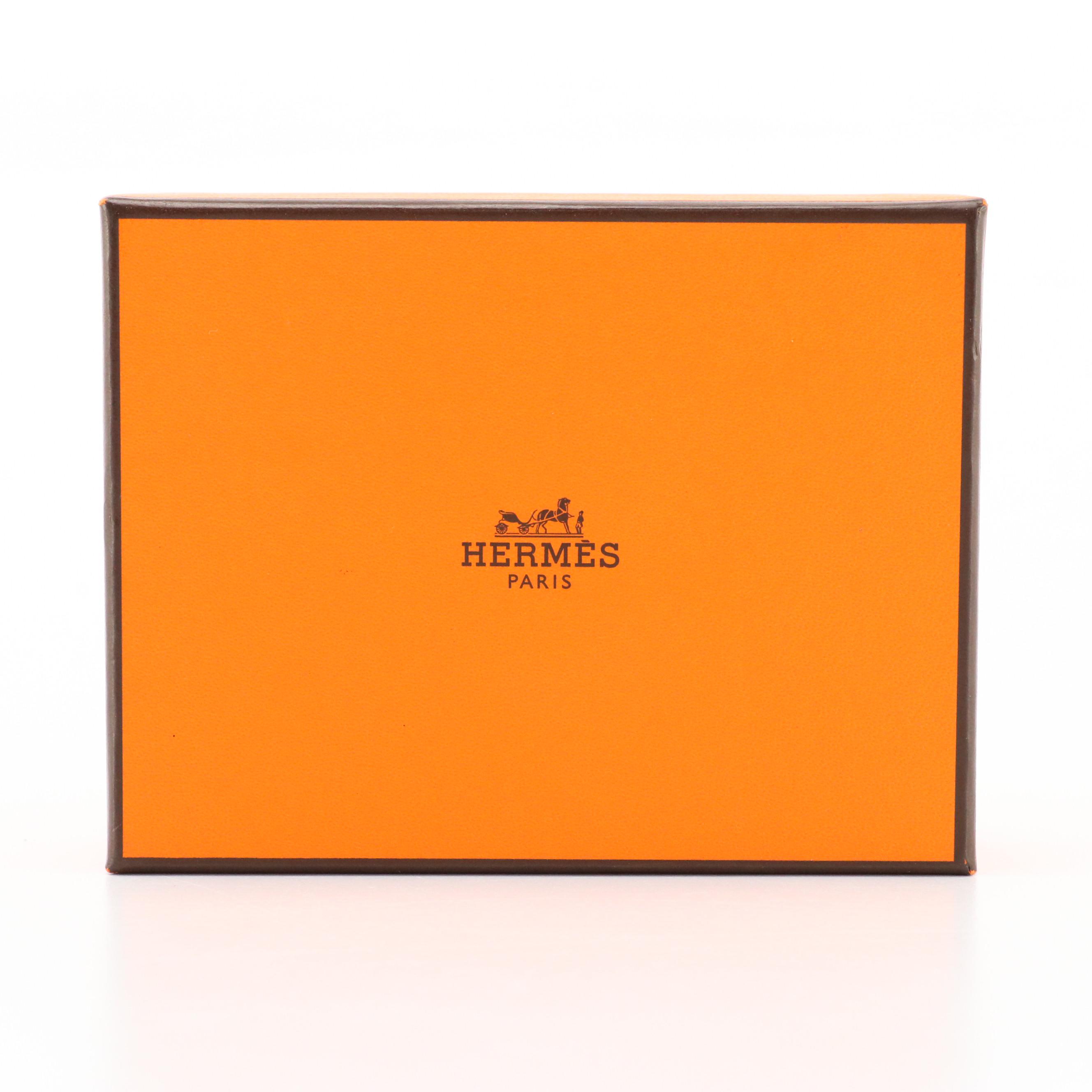 Hermès Panoplie Equestre Enameled Clic Clac H Bracelet in Box