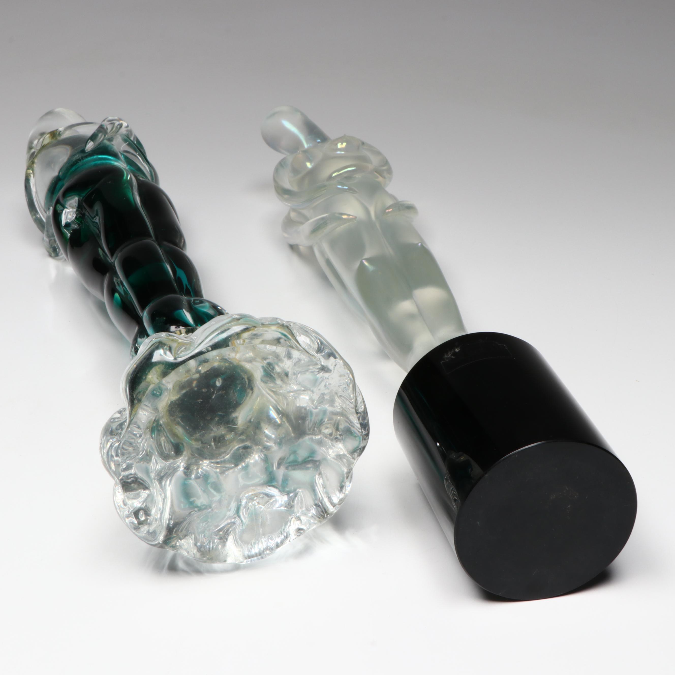 Mario Badioli Artist Signed Murano Art Glass Embracing Couples