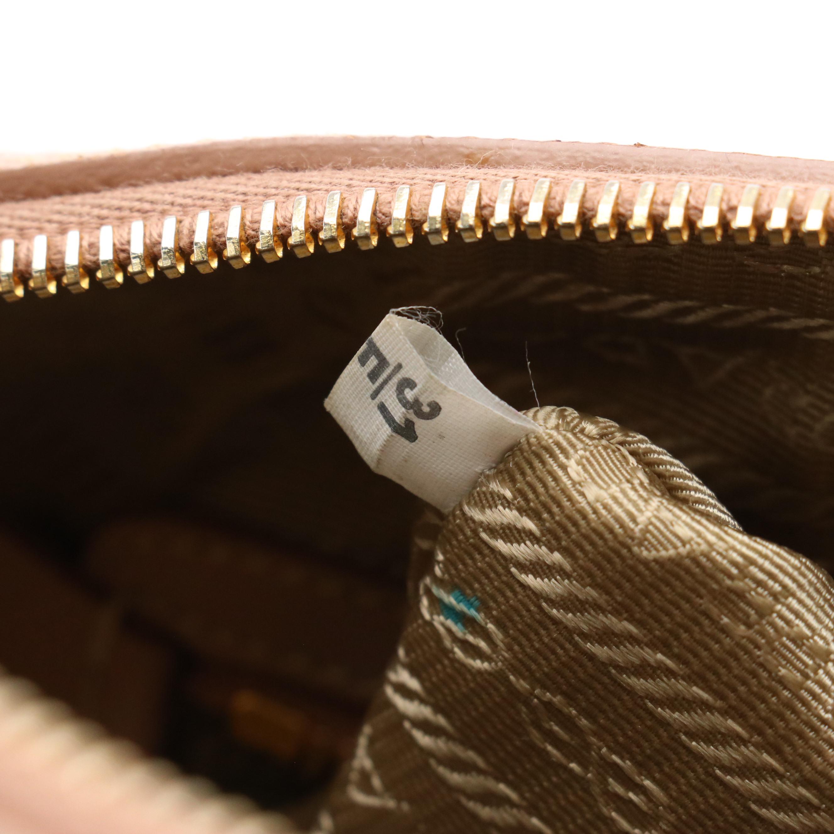 Prada Boston Two-Way Bag in Blush Pink Lux Saffiano Leather