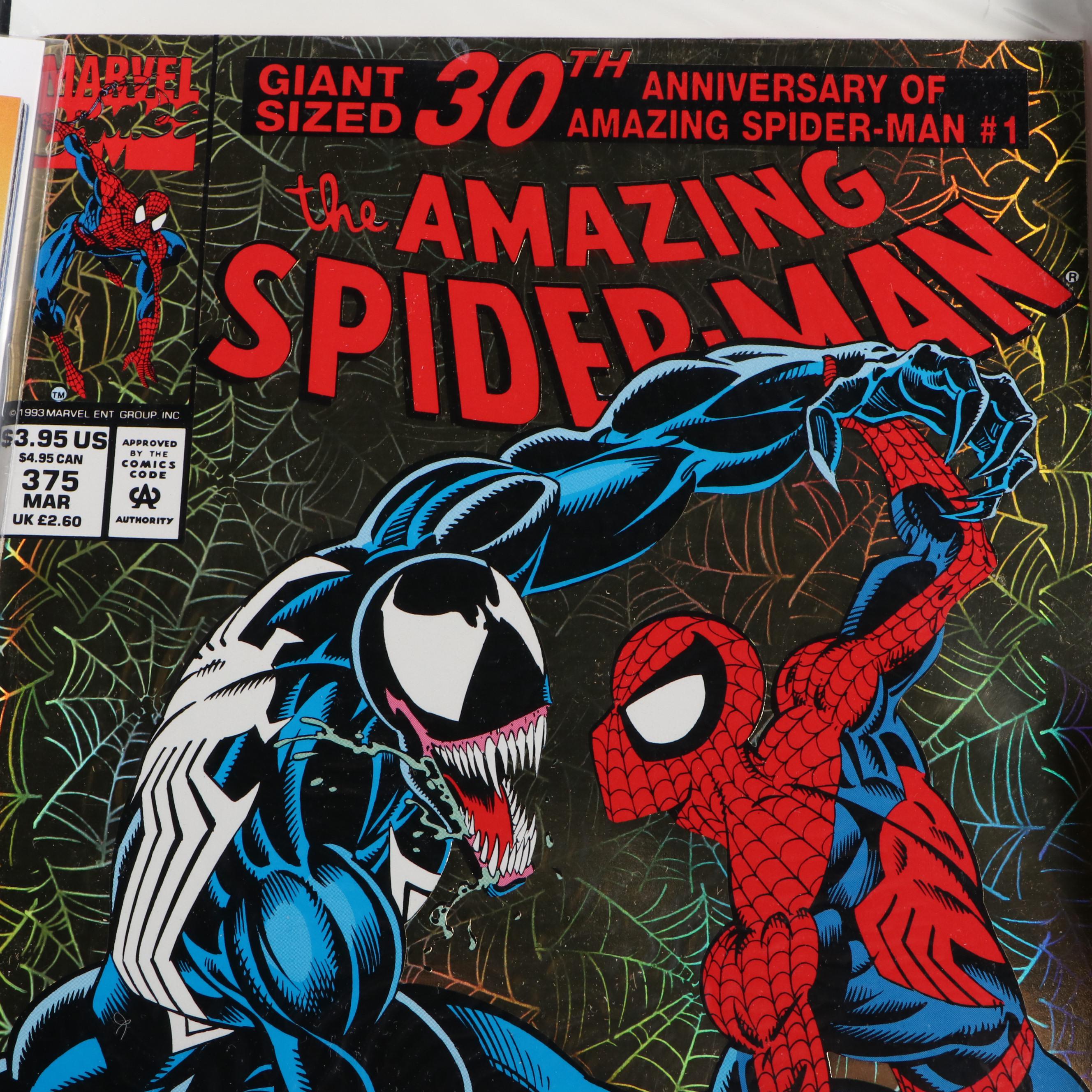 "The Amazing Spider-Man" Comic Book Collection Featuring 30th Anniversary Issue