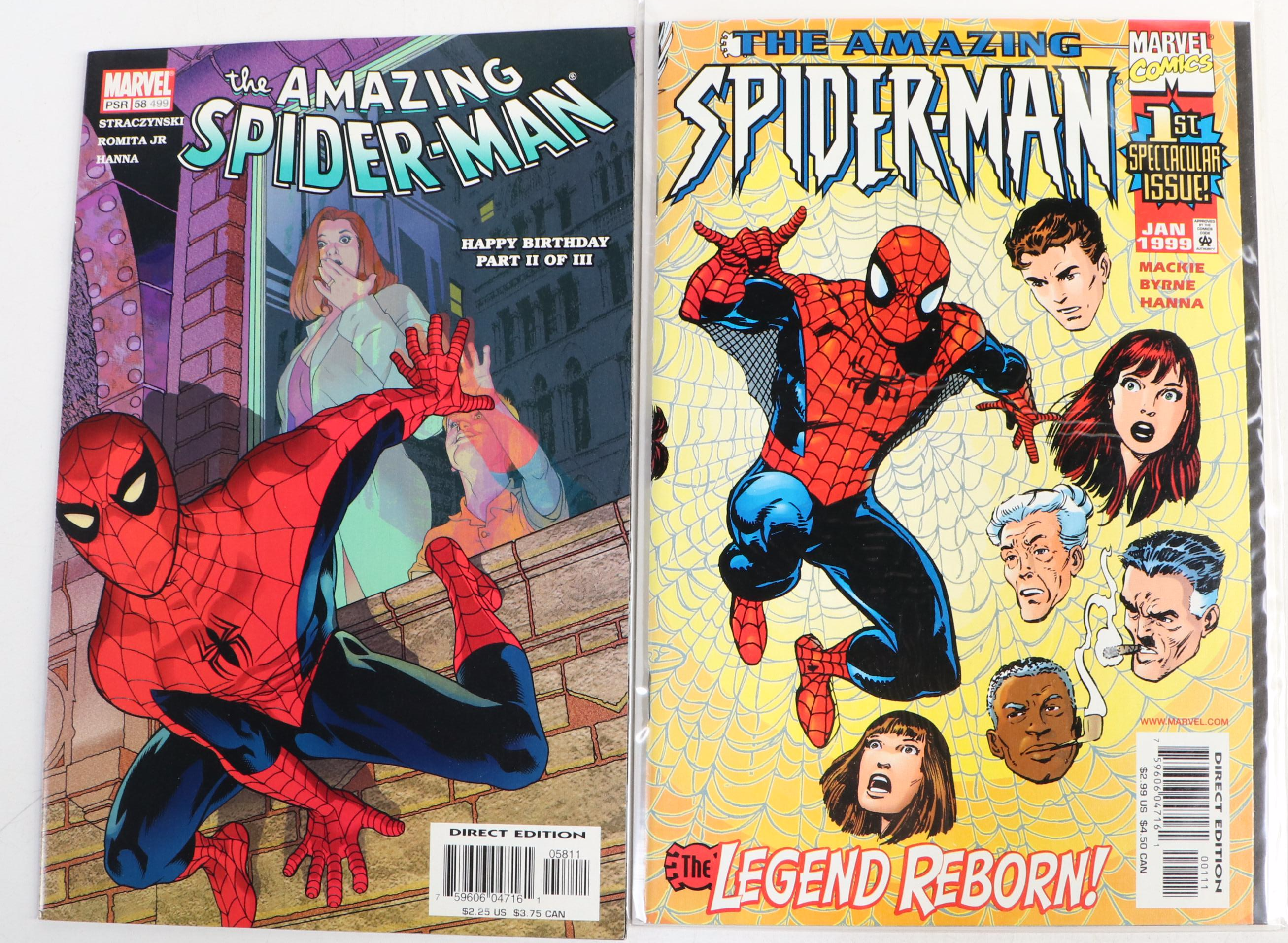 "The Amazing Spider-Man" Comic Book Collection Featuring 30th Anniversary Issue