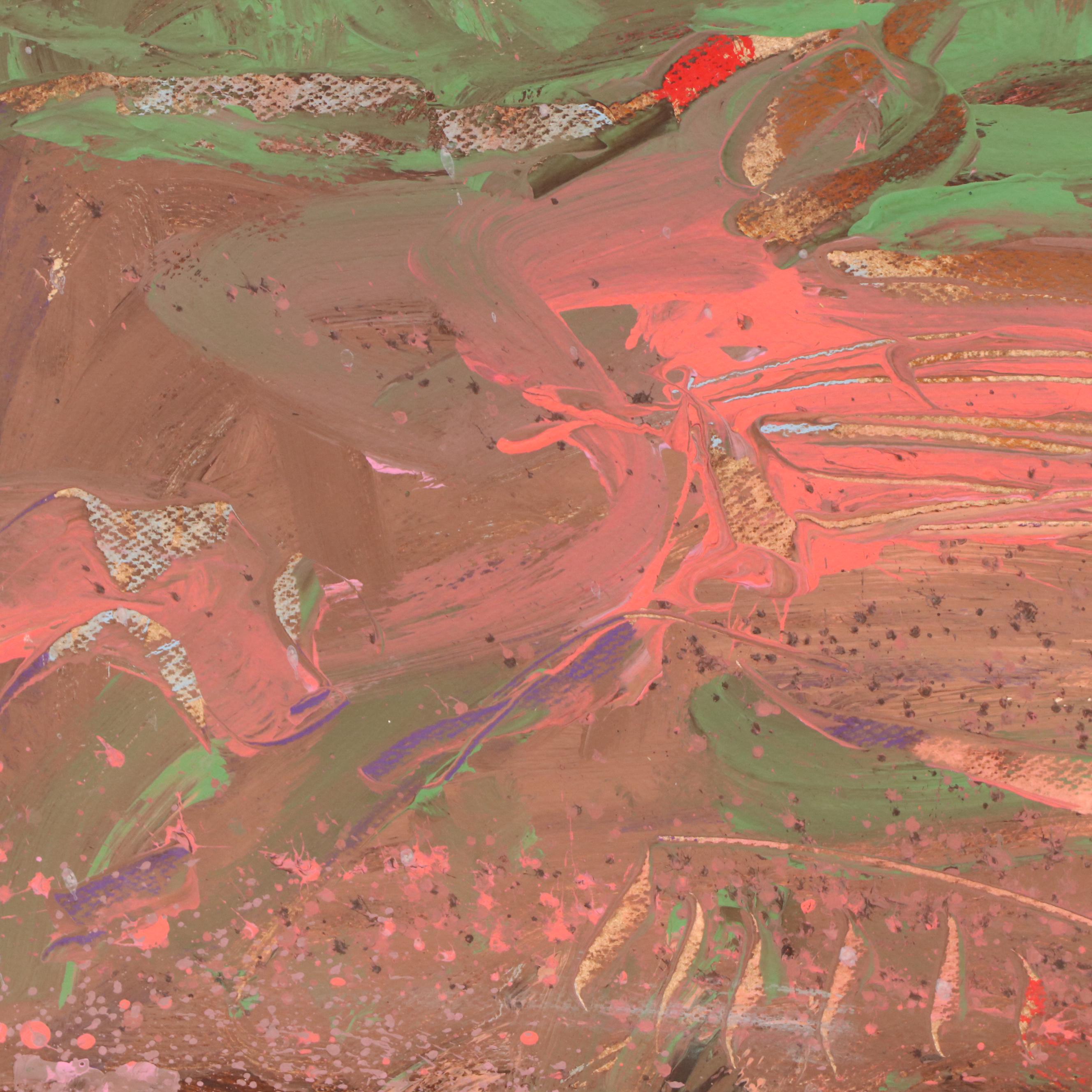 Harry Hilson Abstracted Landscape, Late 20th Century