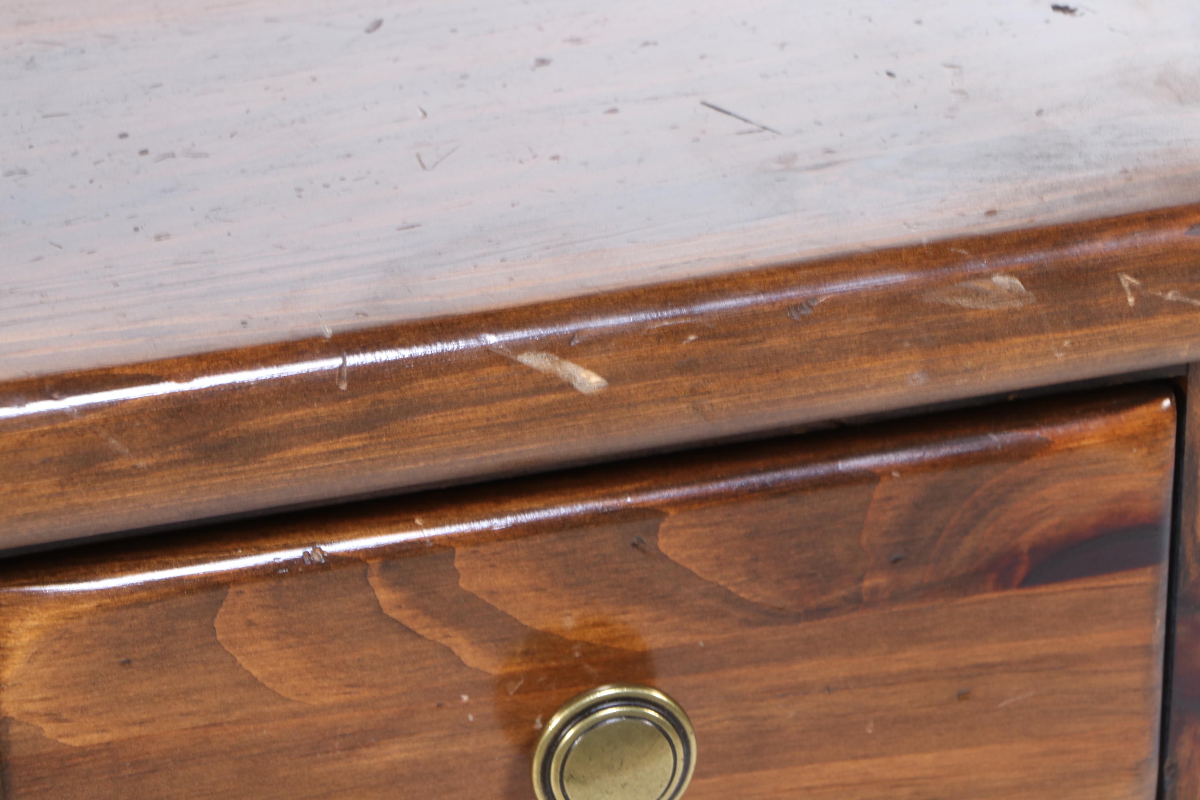 Ethan Allen "American Traditional" Pine Side Cabinet, Dated 1967