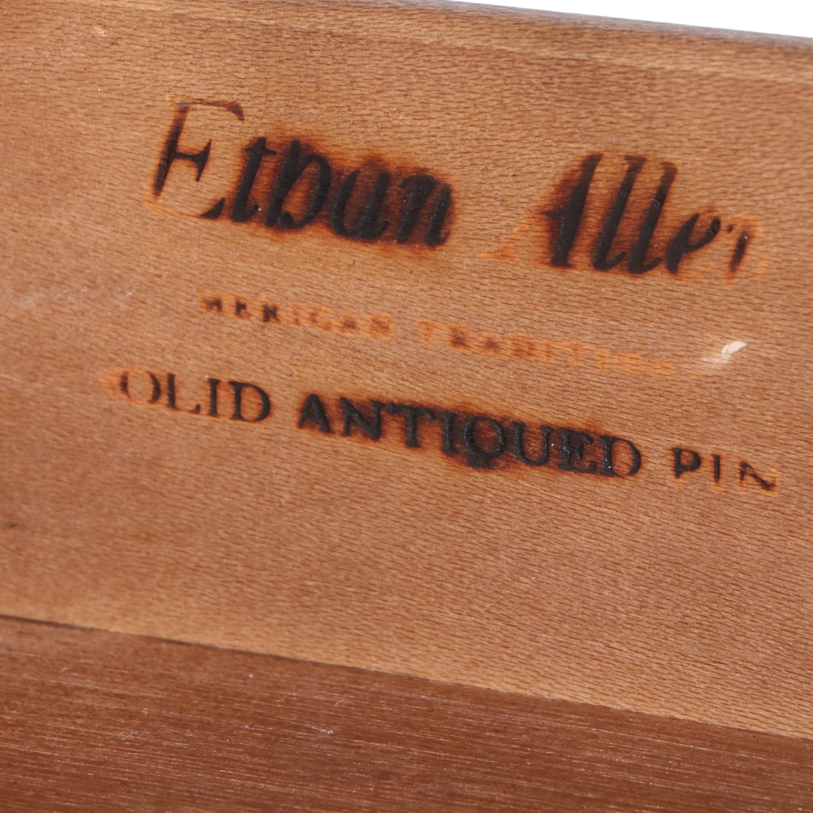 Ethan Allen "American Traditional" Pine Side Cabinet, Dated 1967