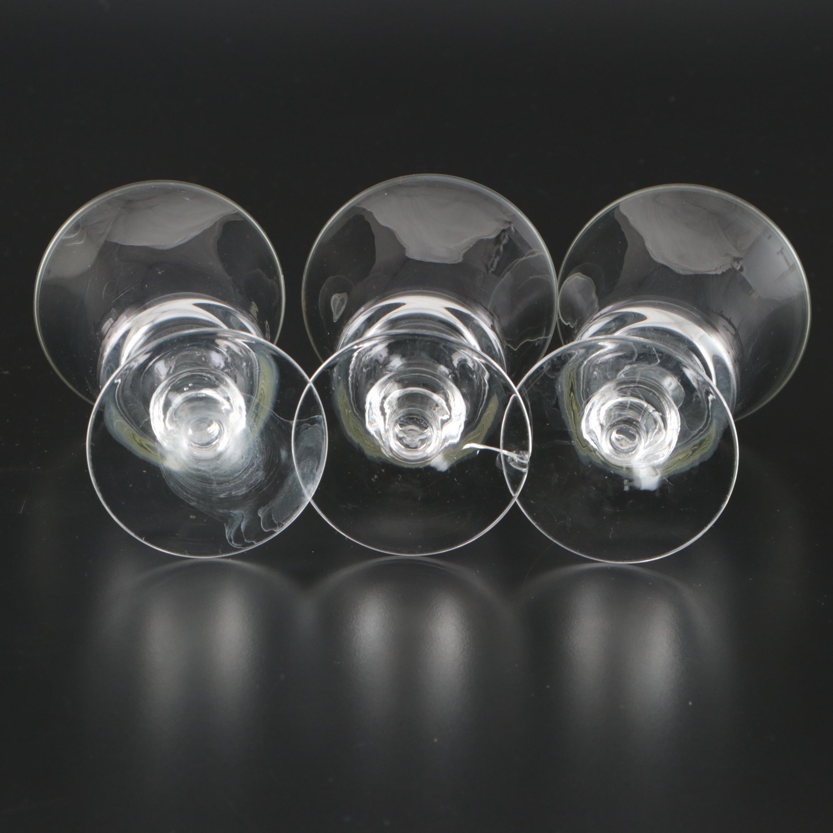 Bryce "Horn of Plenty" Glass Decanter with Wine Glasses, Vase and Serveware