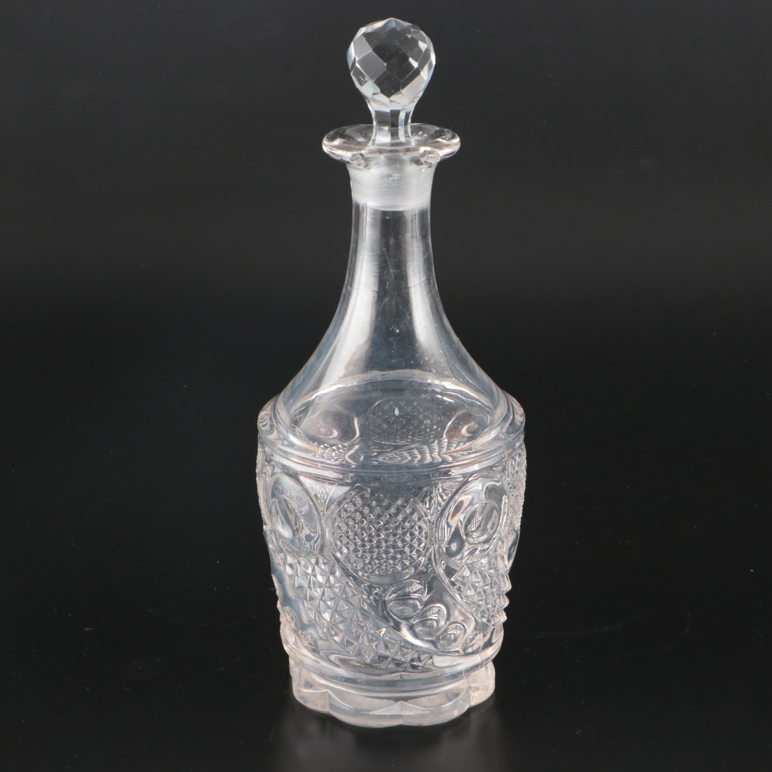 Bryce "Horn of Plenty" Glass Decanter with Wine Glasses, Vase and Serveware