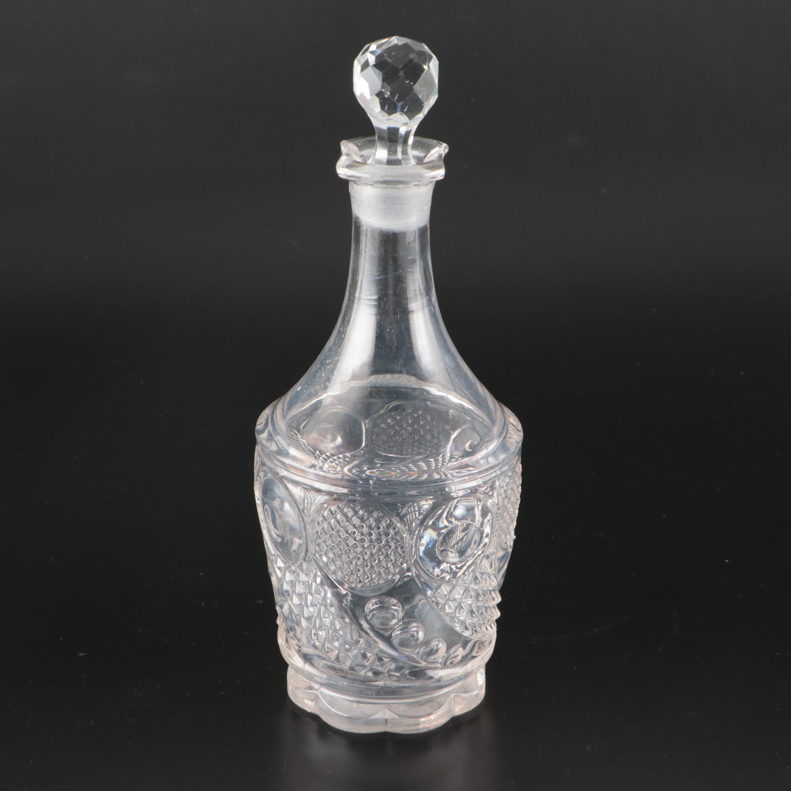 Bryce "Horn of Plenty" Glass Decanter with Wine Glasses, Vase and Serveware