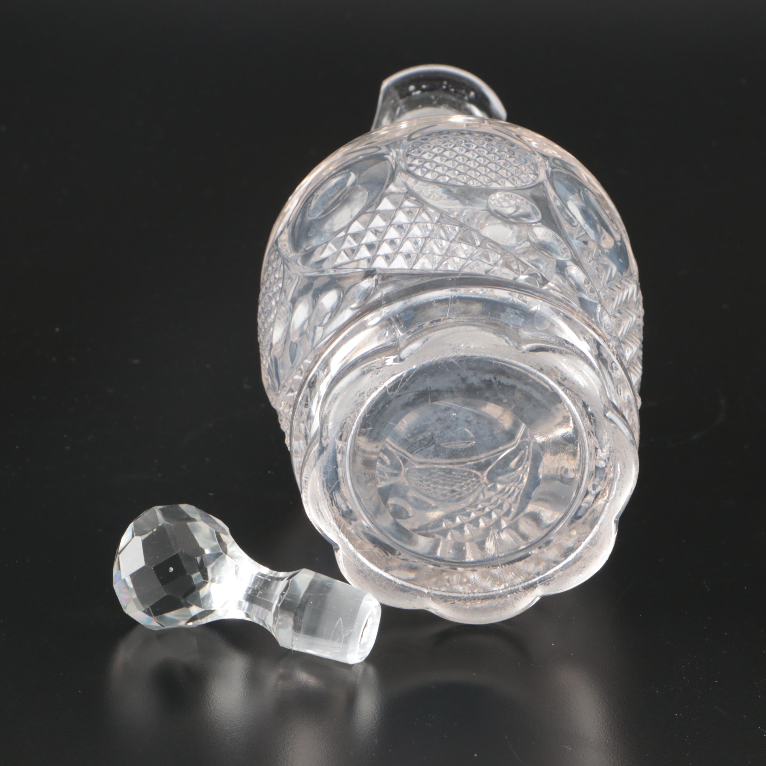 Bryce "Horn of Plenty" Glass Decanter with Wine Glasses, Vase and Serveware