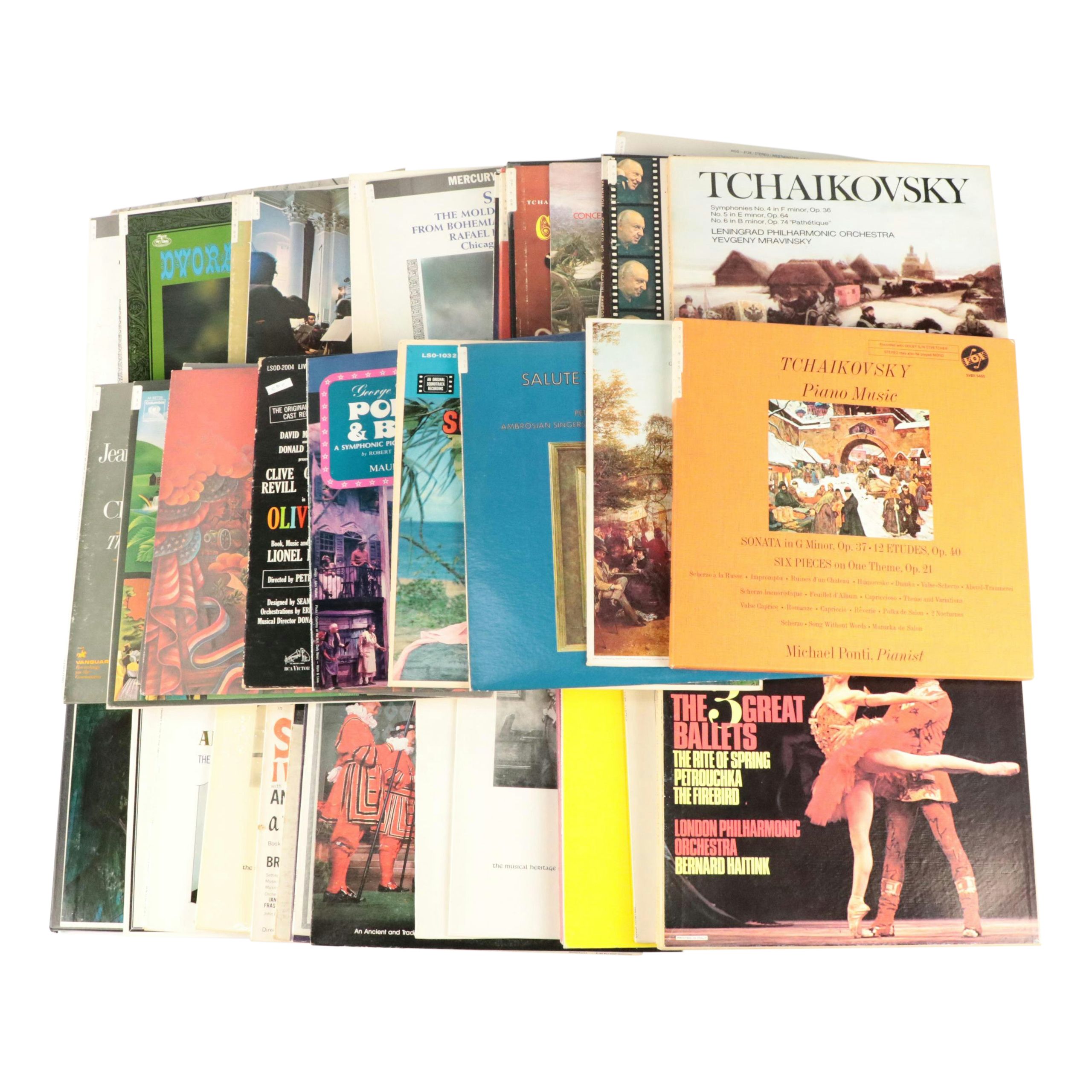 Showtunes and Classical Music Vinyl Records Incl. Tchaikovsky, "Showboat"