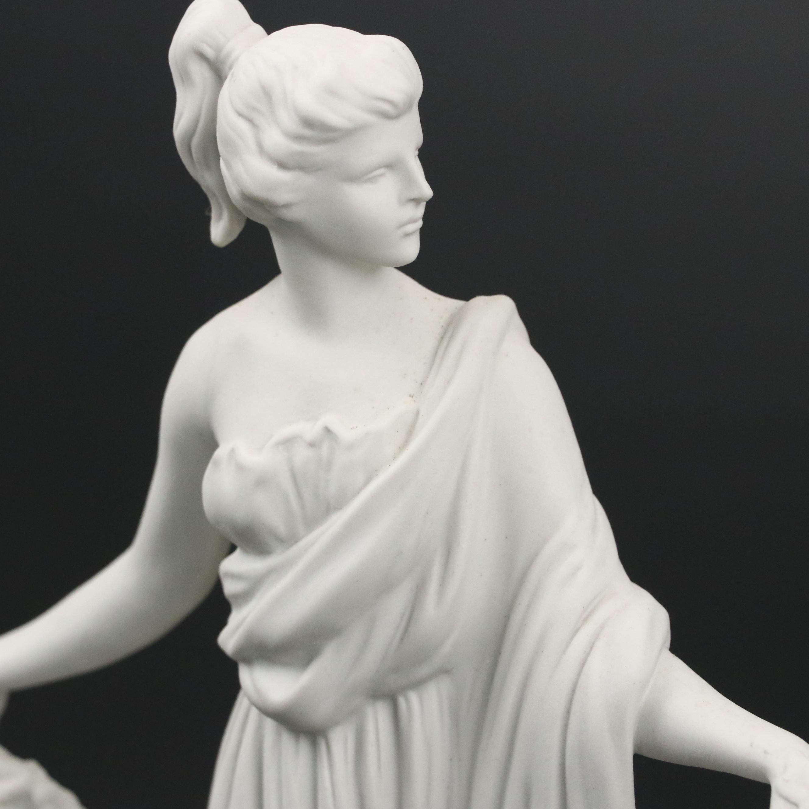 Wedgwood Jasperware Dancing Hours Collection "Joy Garland" Figurine