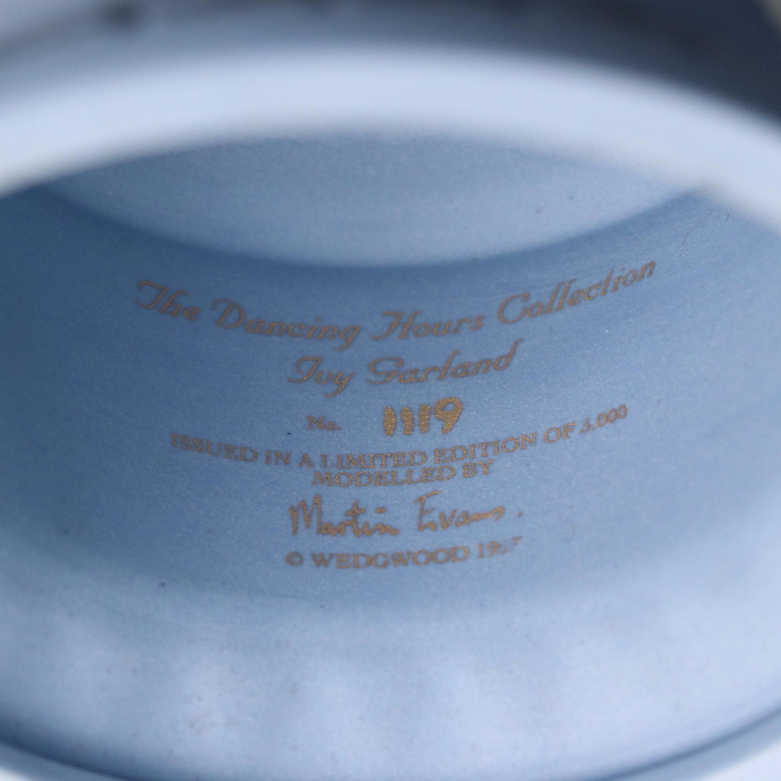 Wedgwood Jasperware Dancing Hours Collection "Joy Garland" Figurine