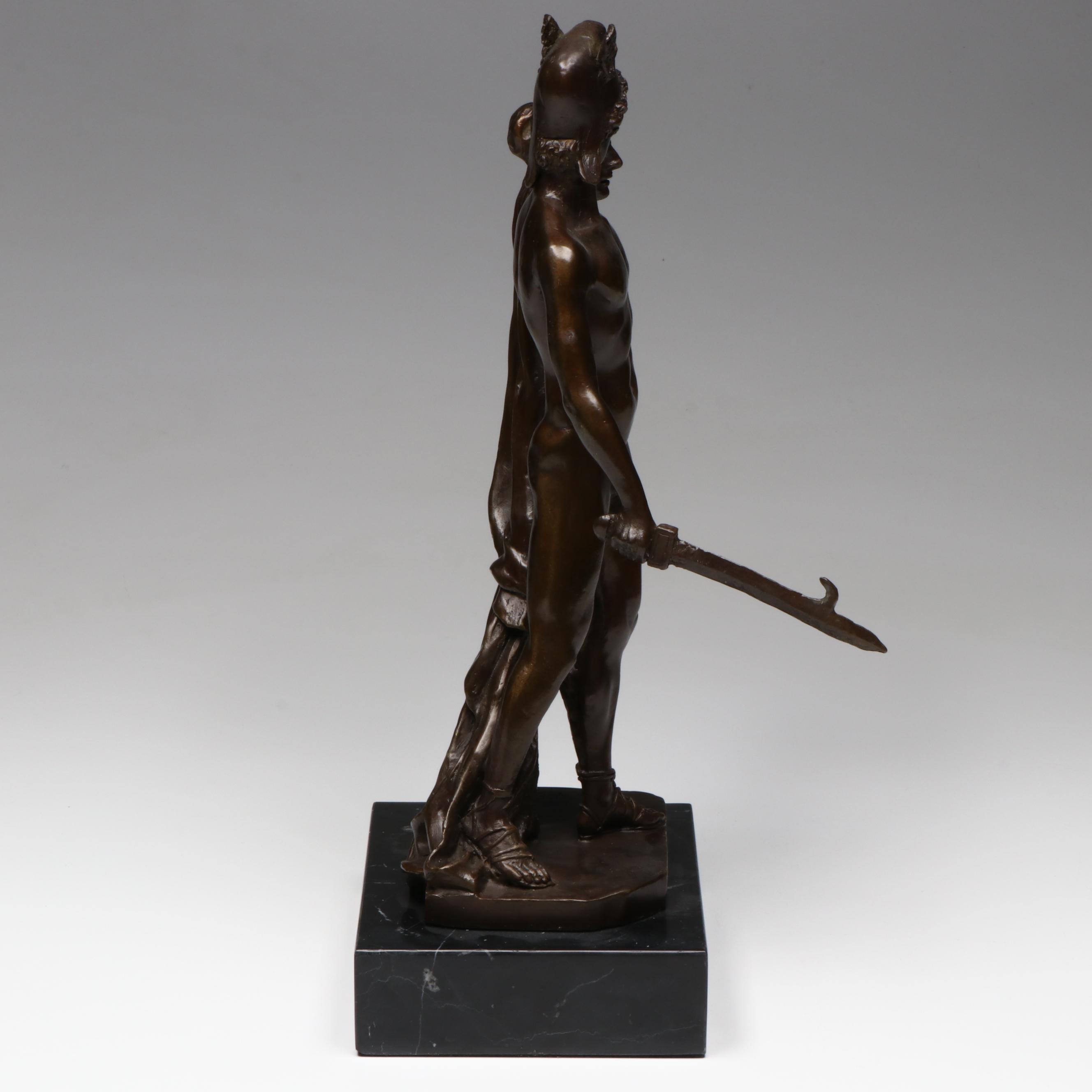 Aldo Vitaleh Patinated Bronze "Perseus with the Head of Medusa" After Cellini