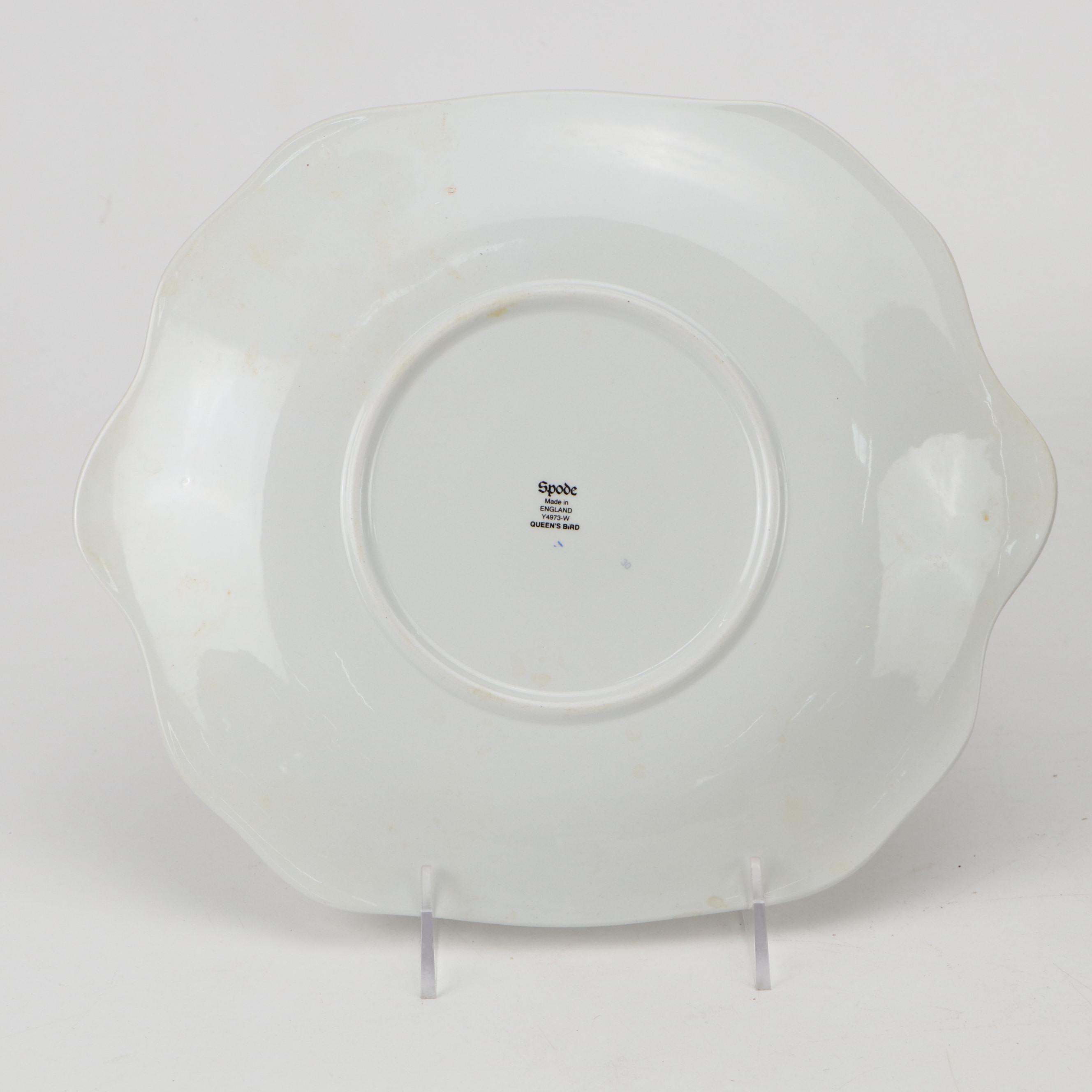 Wedgwood "Strawberry and Vine" Creamer, Spode Vase and Other Ceramic Tableware