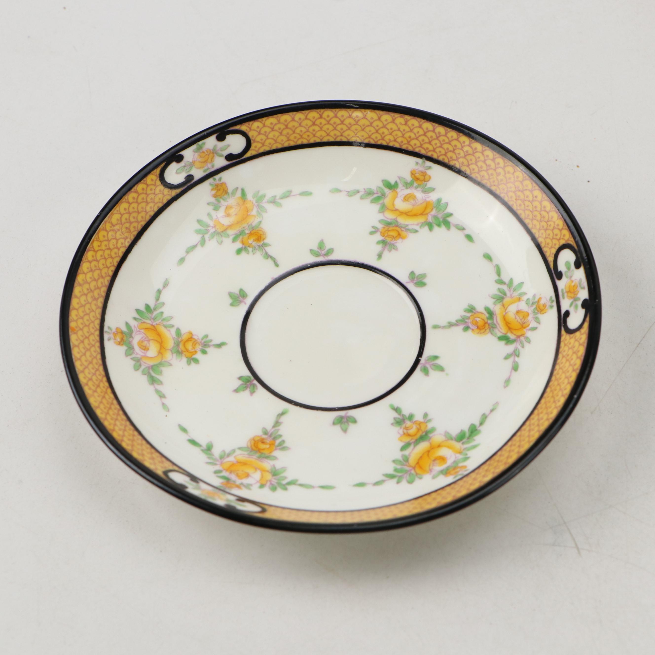 Wedgwood "Strawberry and Vine" Creamer, Spode Vase and Other Ceramic Tableware