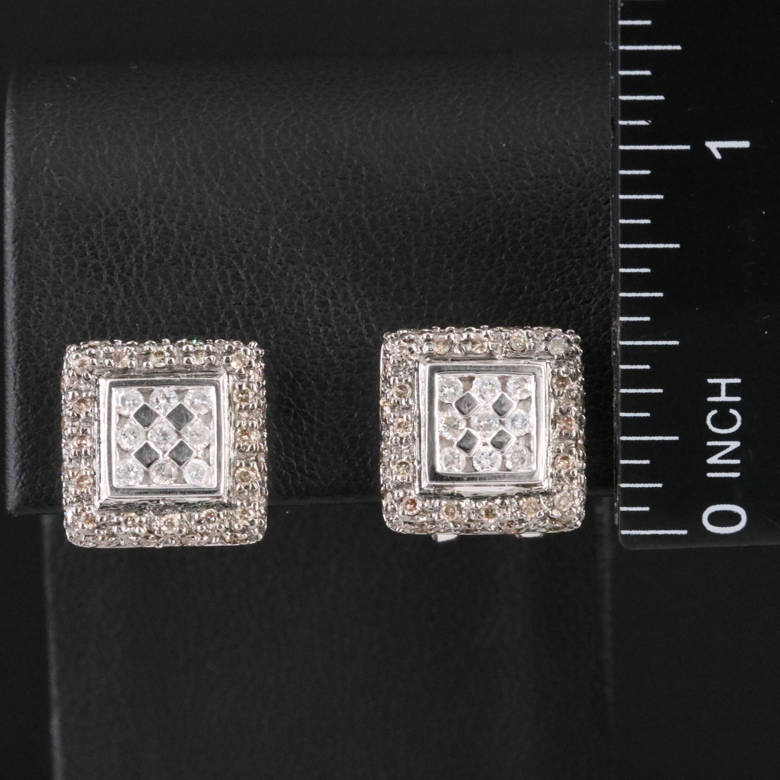 14K 0.85 CTW Diamond Earrings