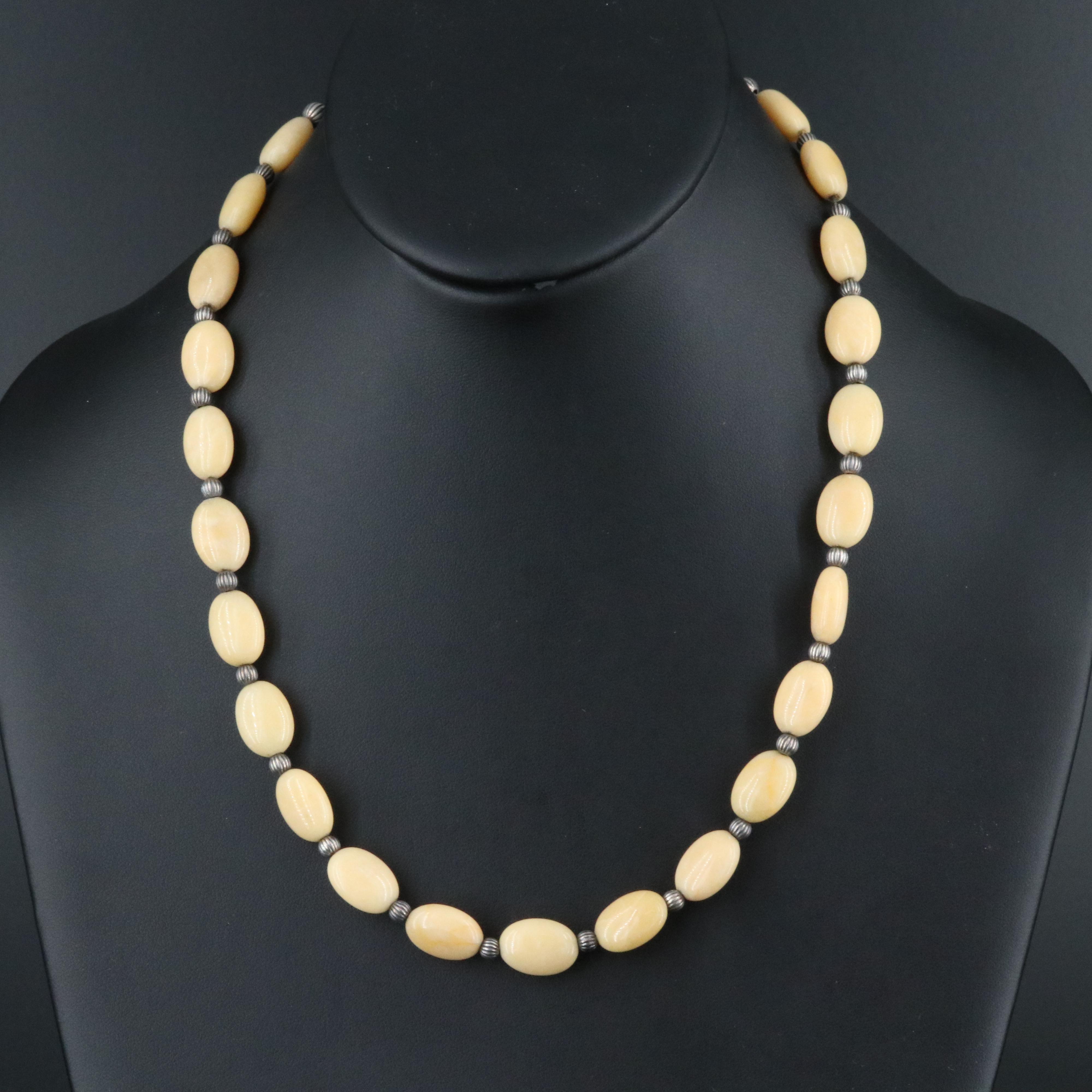 Carolyn Pollack Sterling Calcite Necklace